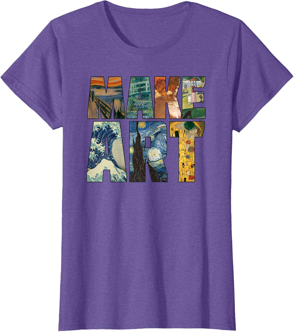 Funny Artist T Shirts Make Art Painting Humor Tees for Men and Women