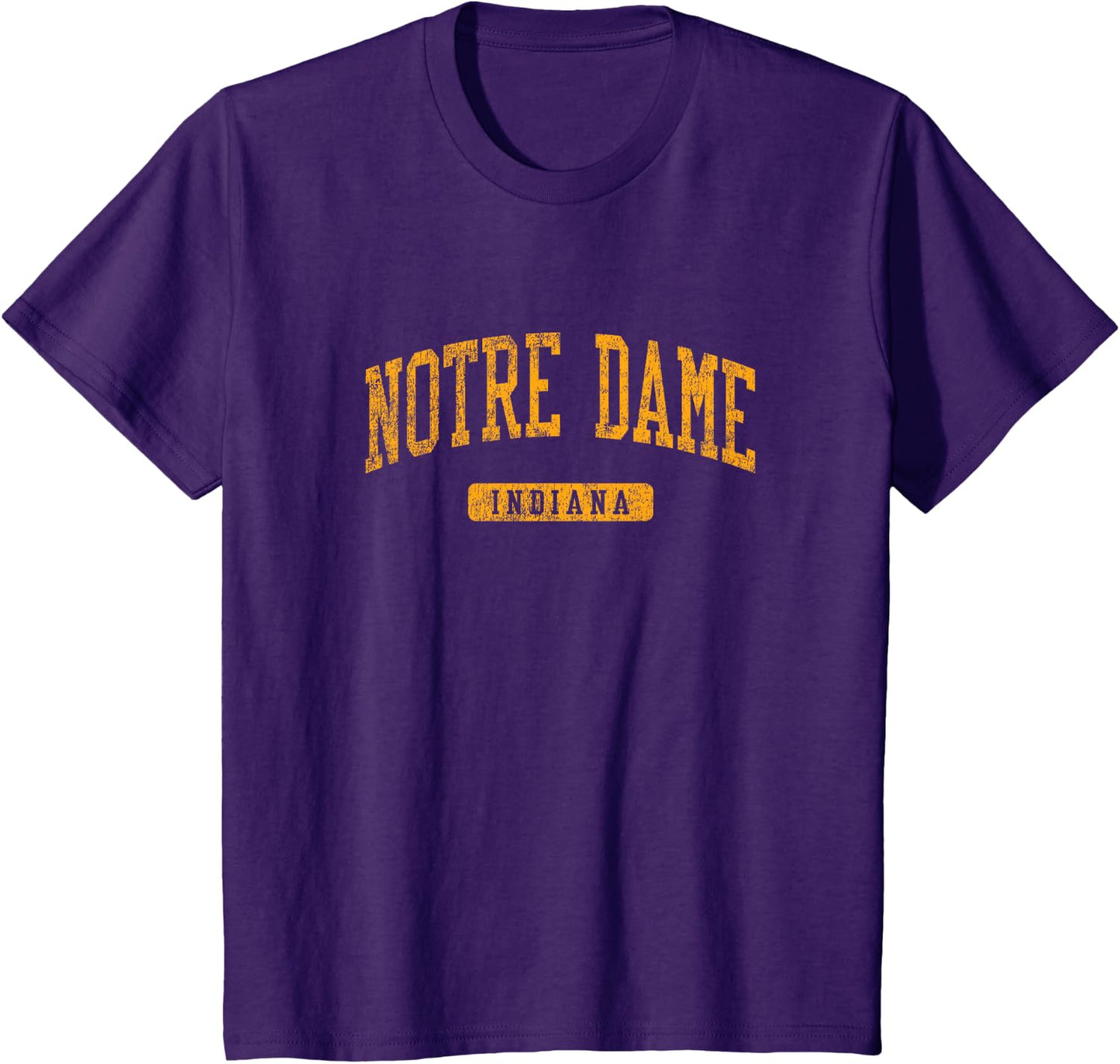 Notre Dame in Vintage Athletic Sports Design JG3 T-Shirt