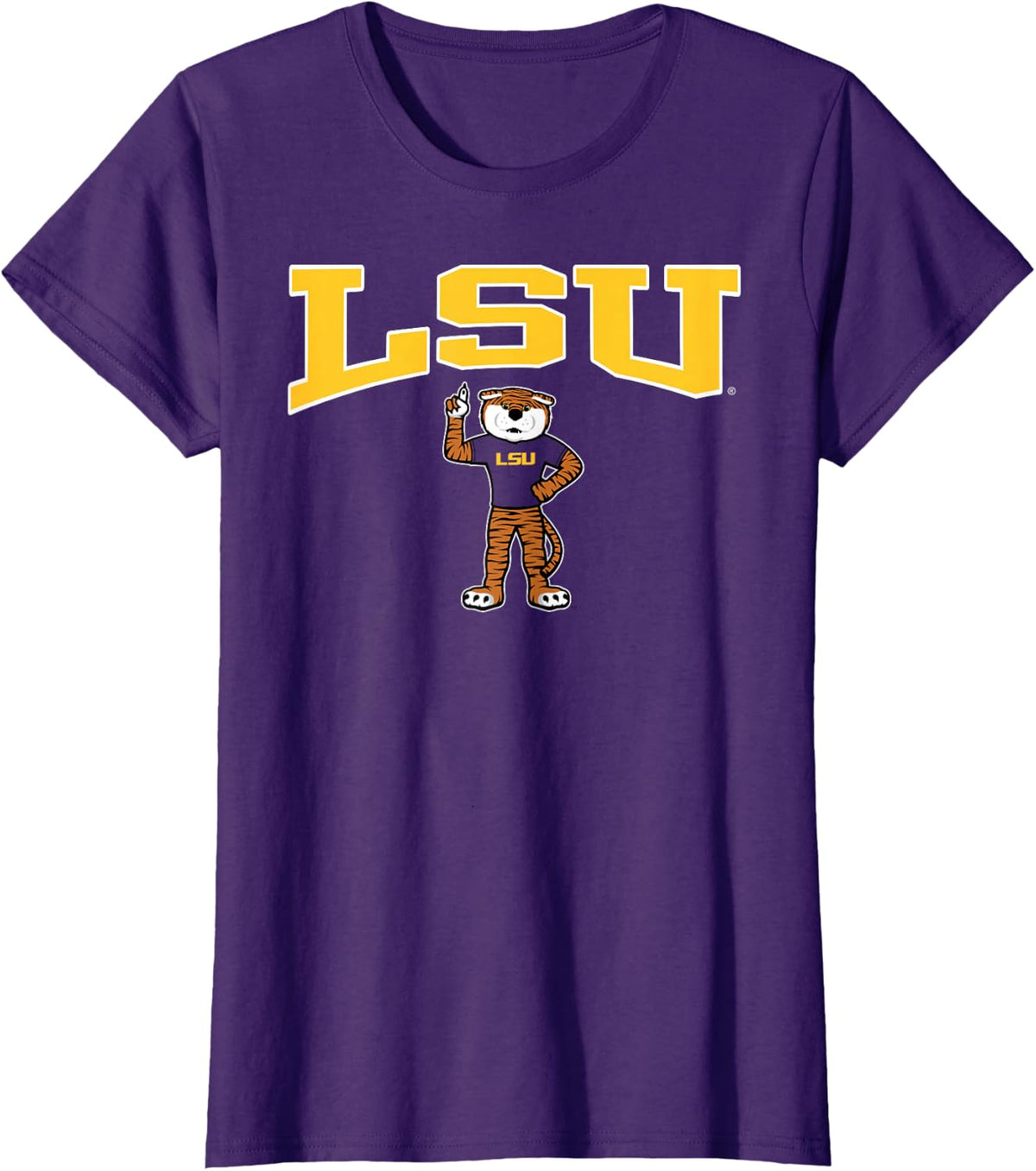 LSU Tigers Mike Purple Officially Licensed T-Shirt
