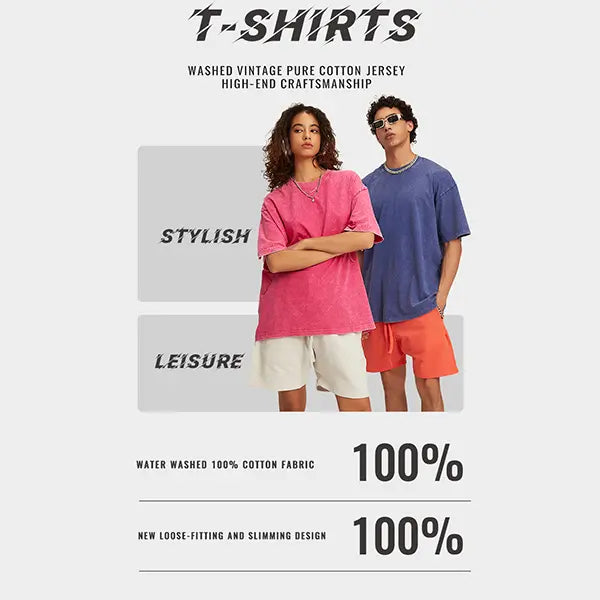 3Pack Unisex heavyweight washed cotton T-shirt, loose drop-shoulder, vintage street style summer casual tee (available in 3-pack and single pack options) Streetwear Distressed Stylish Menswear.men's wear flash sale.summervibes