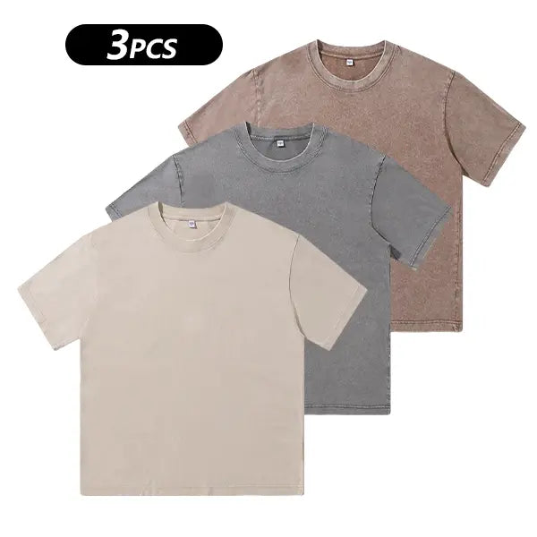 Men's Short Sleeved T-shirt Soft Comfortable Round Neck Casual Tee Lightweight Top for Daily Outings and Casual Wear