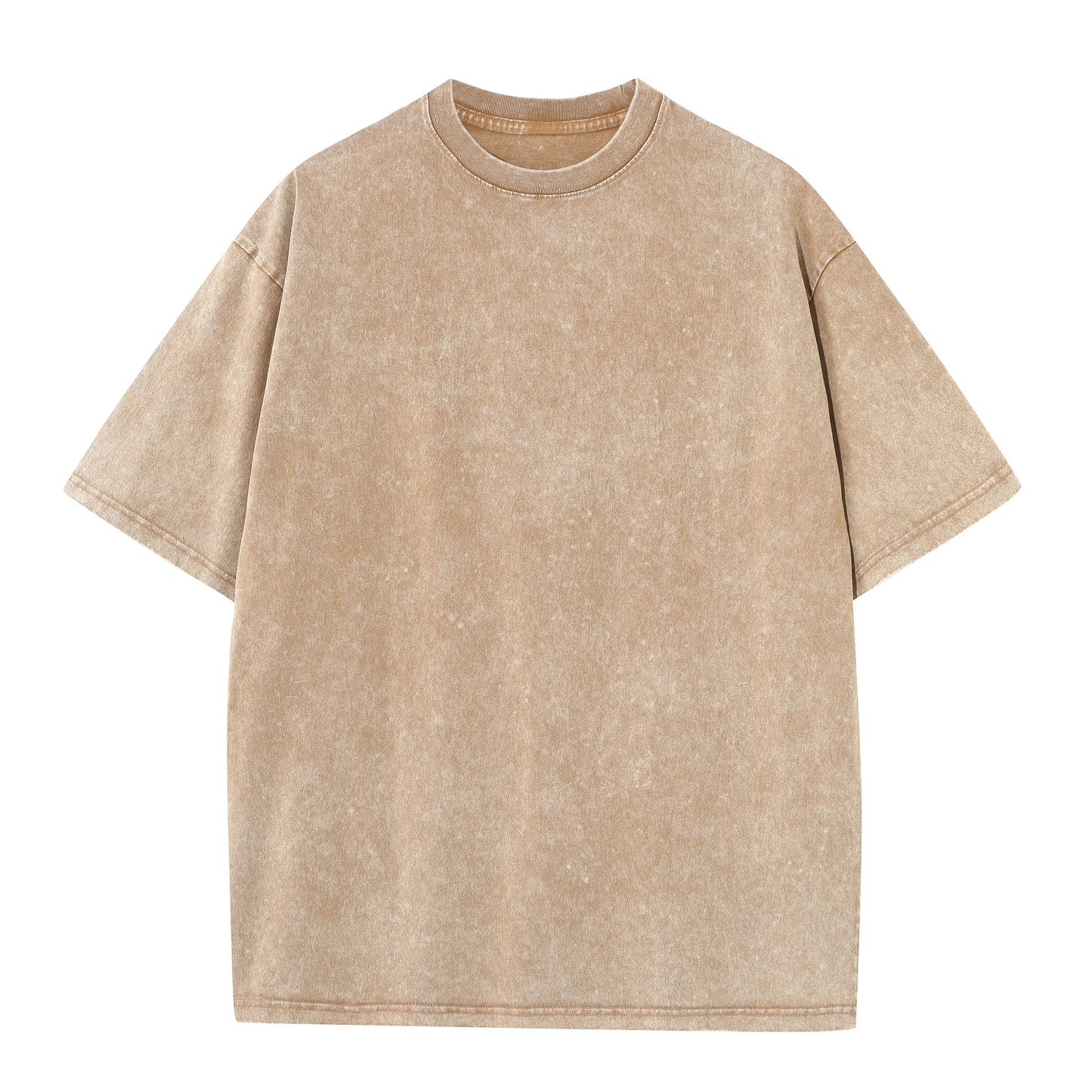 1/4 Pack Unisex 100% Cotton Vintage Wash T Shirts, Essential Crewneck Tees for Streetwear, Travel, Music Festivals & Everyday Basics, Soft Pre Shrunk Wardrobe Bundle
