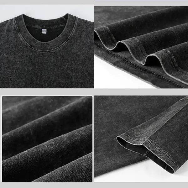 3Pack Unisex heavyweight washed cotton T-shirt, loose drop-shoulder, vintage street style summer casual tee (available in 3-pack and single pack options) Streetwear Distressed Stylish Menswear.men's wear flash sale.summervibes