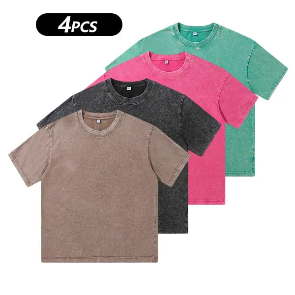 Men's Short Sleeved T-shirt Soft Comfortable Round Neck Casual Tee Lightweight Top for Daily Outings and Casual Wear