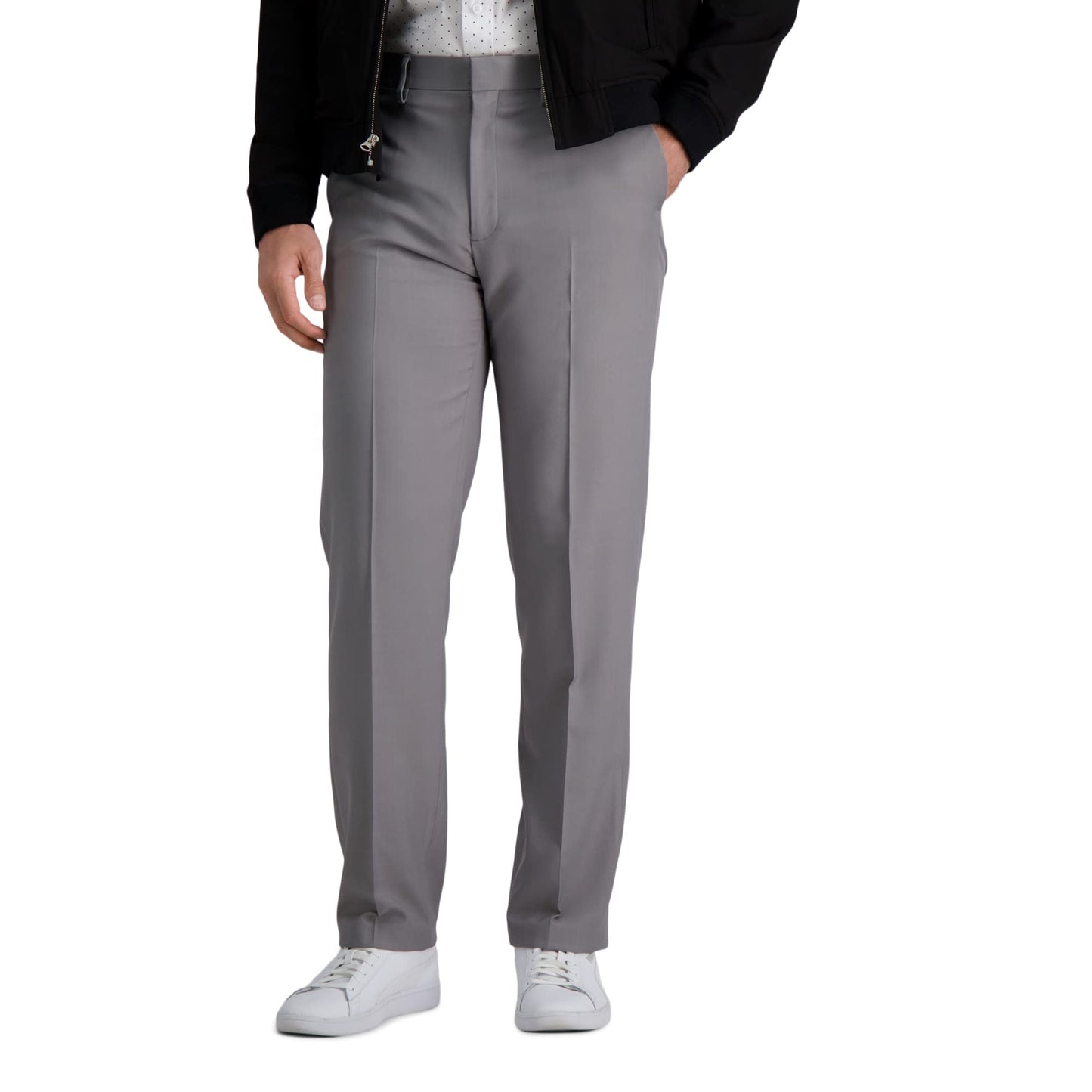 Haggar Men's Straight Fit Premium Comfort Dress Pant