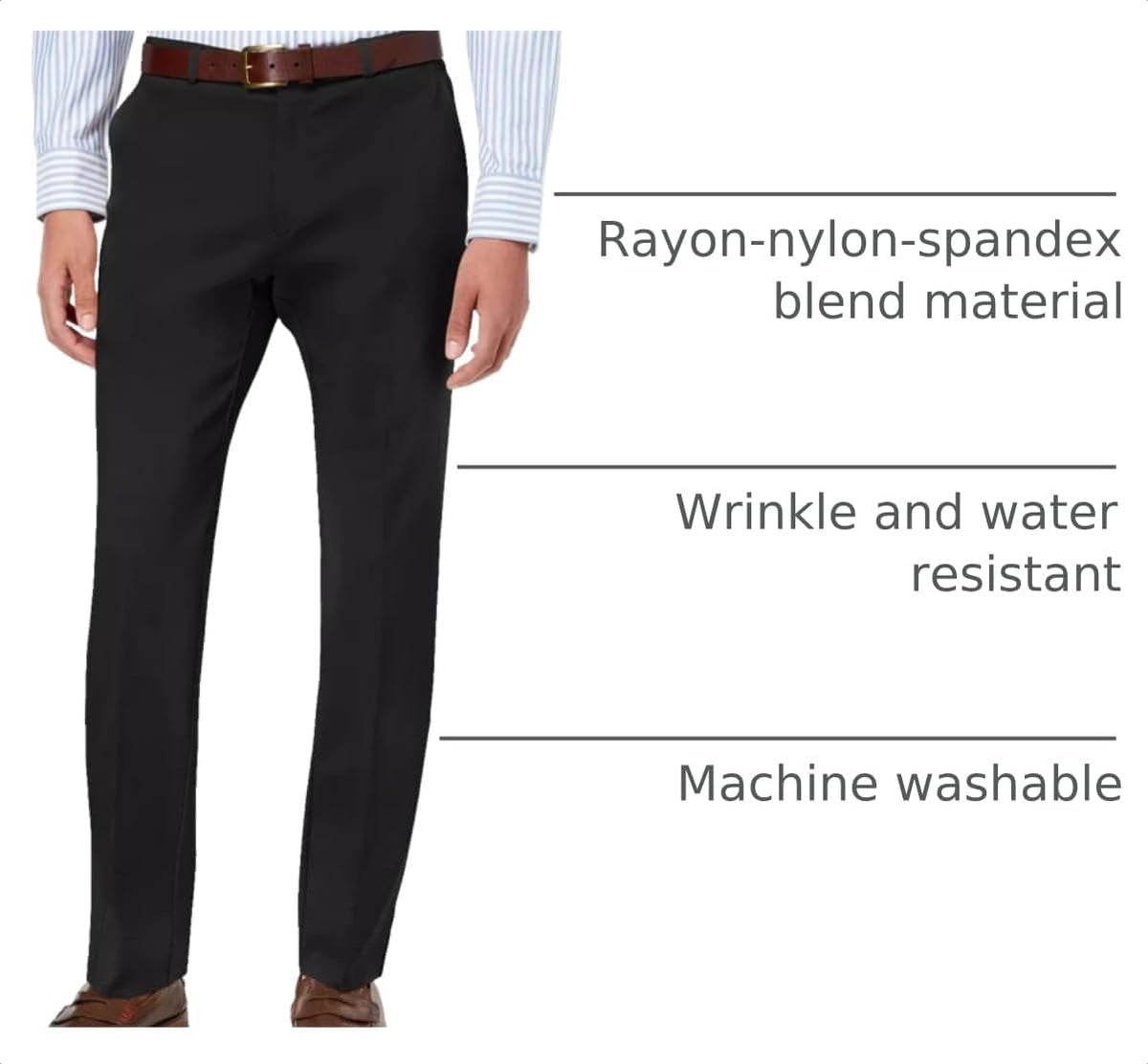 Tommy Hilfiger Men's Modern-Fit Comfort Stretch Performance Pant