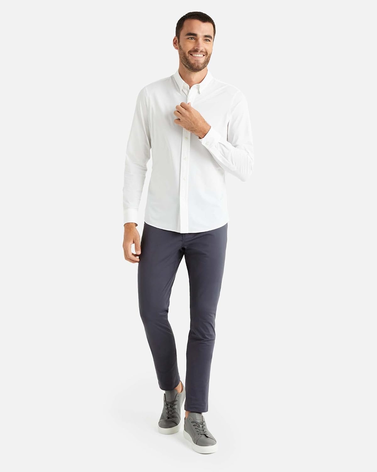 Rhone Men’s Commuter Pant Slim Fit Dress Pants – Flex-Knit 4-Way Stretch Fabric, Wrinkle Resistant, Machine Washable
