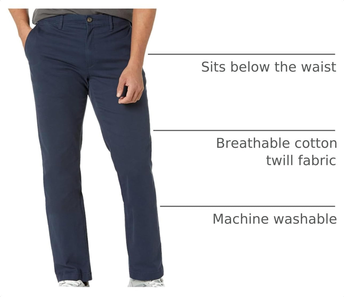 Amazon Essentials Men's Slim-Fit All-Day Stretch Casual Chino Pant