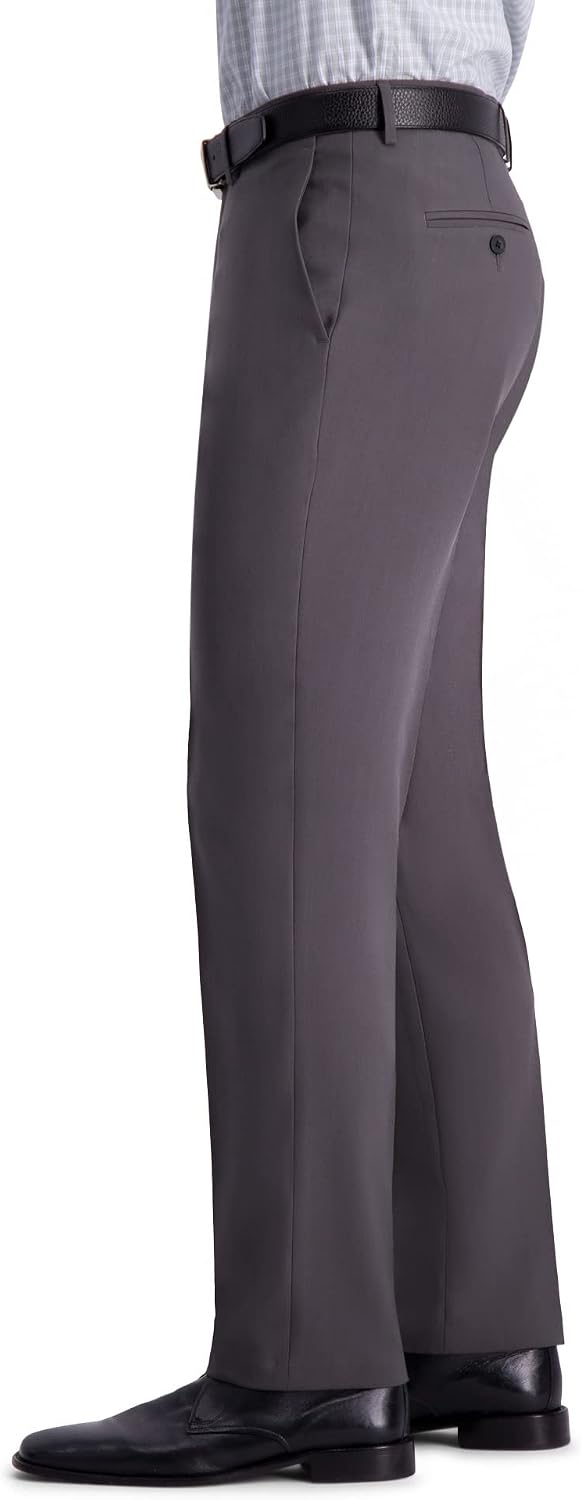 Haggar Men's Straight Fit Premium Comfort Dress Pant