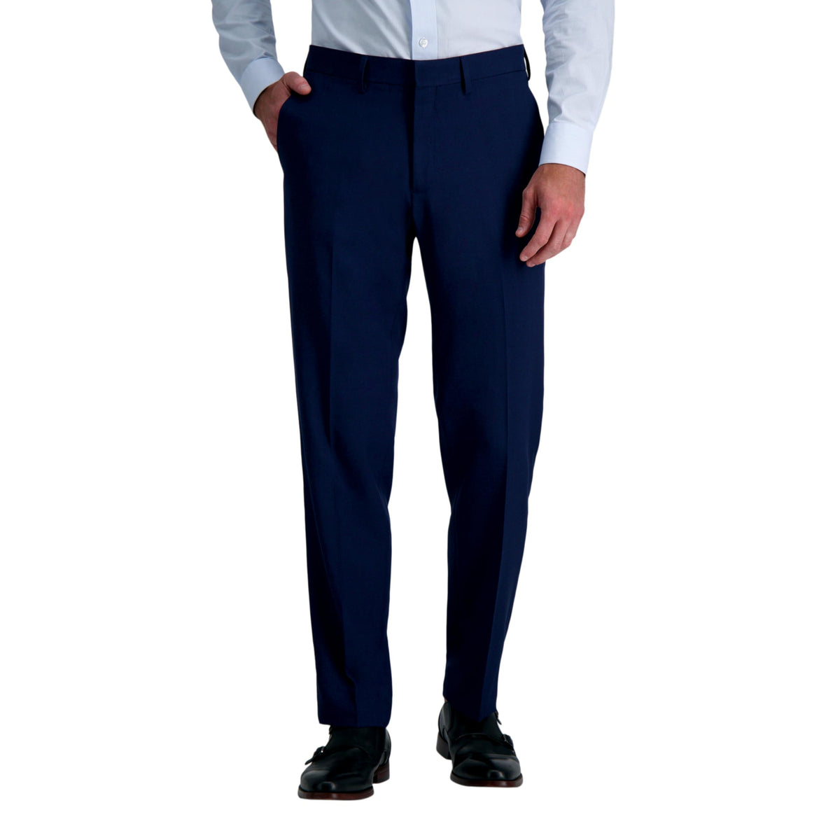 Haggar Men's Straight Fit Premium Comfort Dress Pant