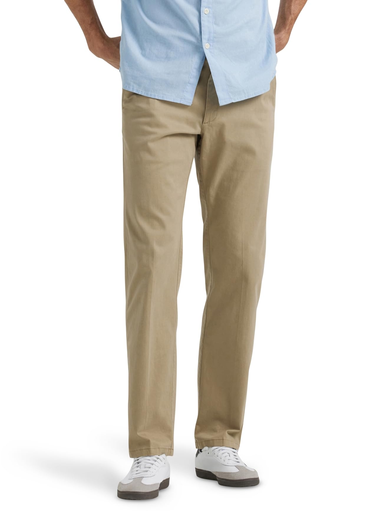 Lee Men's Extreme Motion Flat Front Regular Straight Pant