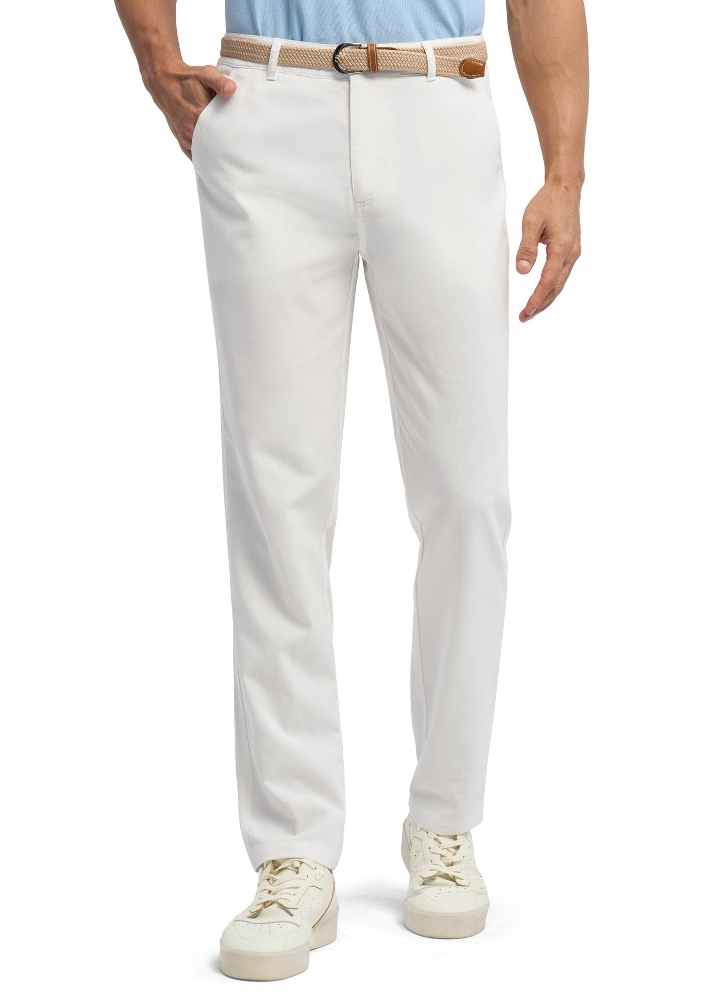 Willit Men's Linen Pants Casual Linen Dress Pants Beach Summer Lightweight Trousers 28" 30" 32"