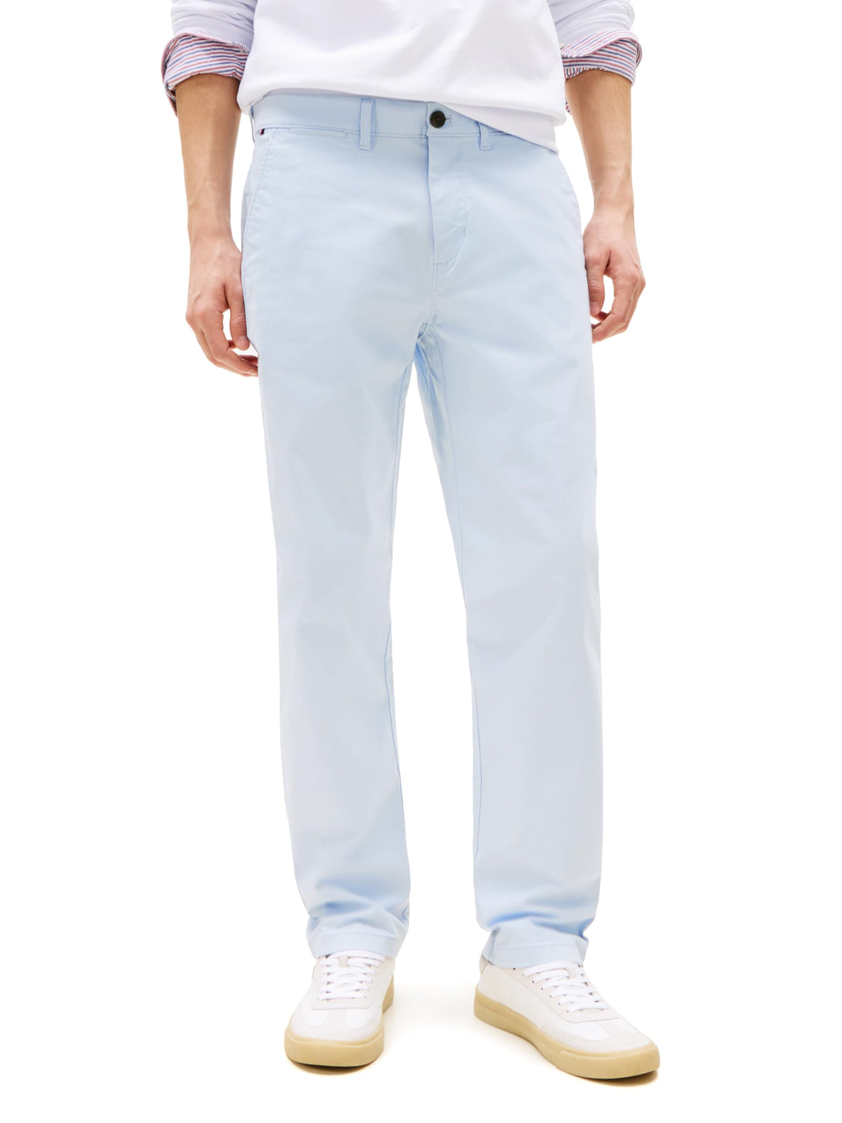 Tommy Hilfiger Men's Stretch Cotton Chino Pants in Custom Fit