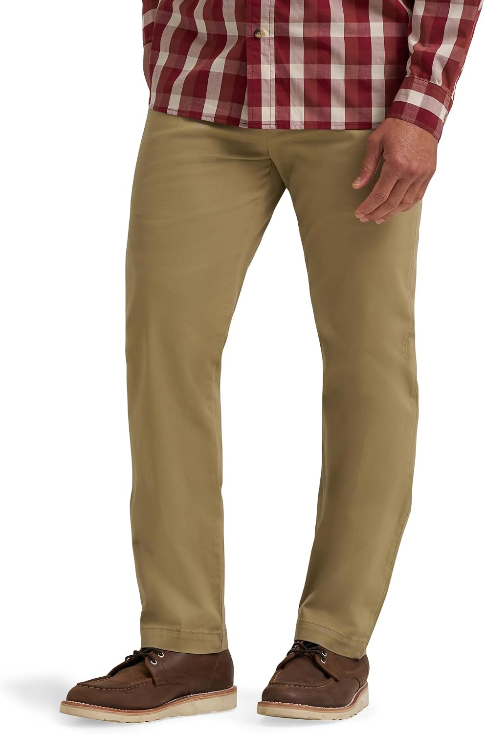 Wrangler Authentics Men's Straight Fit Flat Front Chino