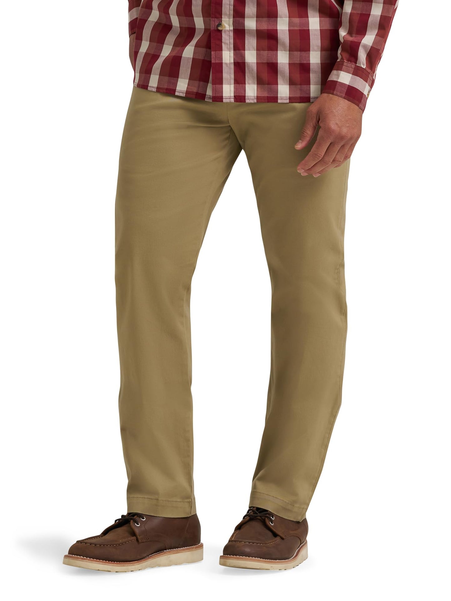 Wrangler Authentics Men's Straight Fit Flat Front Chino