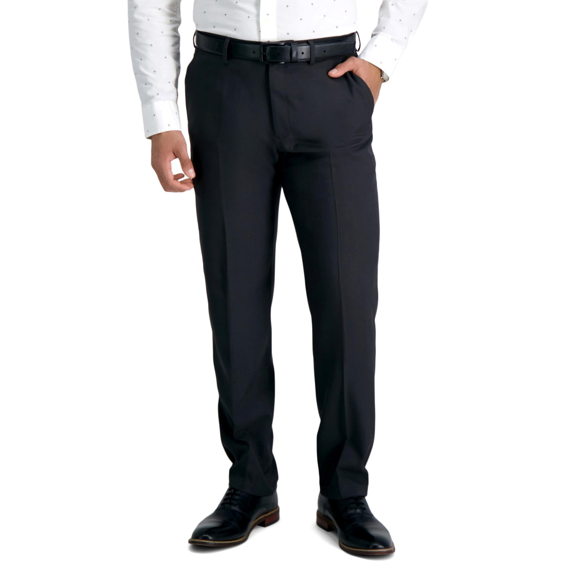 Haggar Men's Straight Fit Premium Comfort Dress Pant