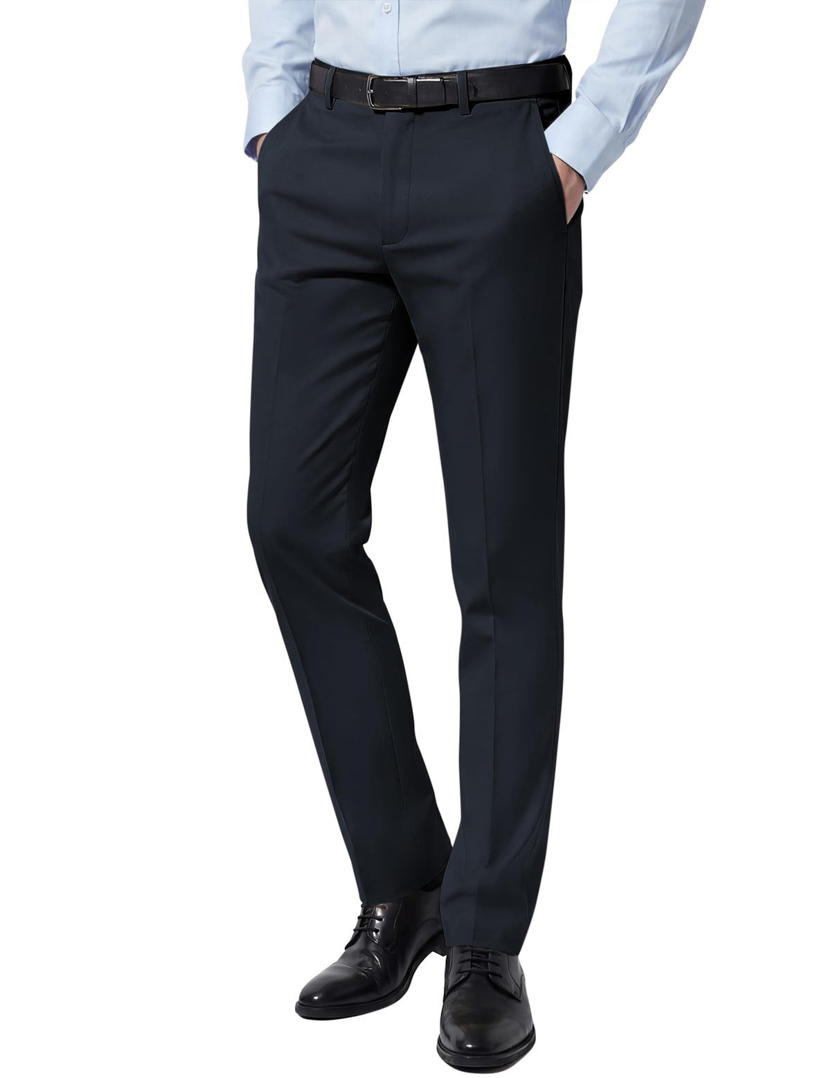 COOFANDY Men Dress Pants Slim Fit Suit Pants Expandable Waist Casual Slacks | Business Formal Trousers, Tuxedo Pant, Wrinkle Free, Flat Front, Straight Leg, Modern Style, Office Work Wedding Dinner Party