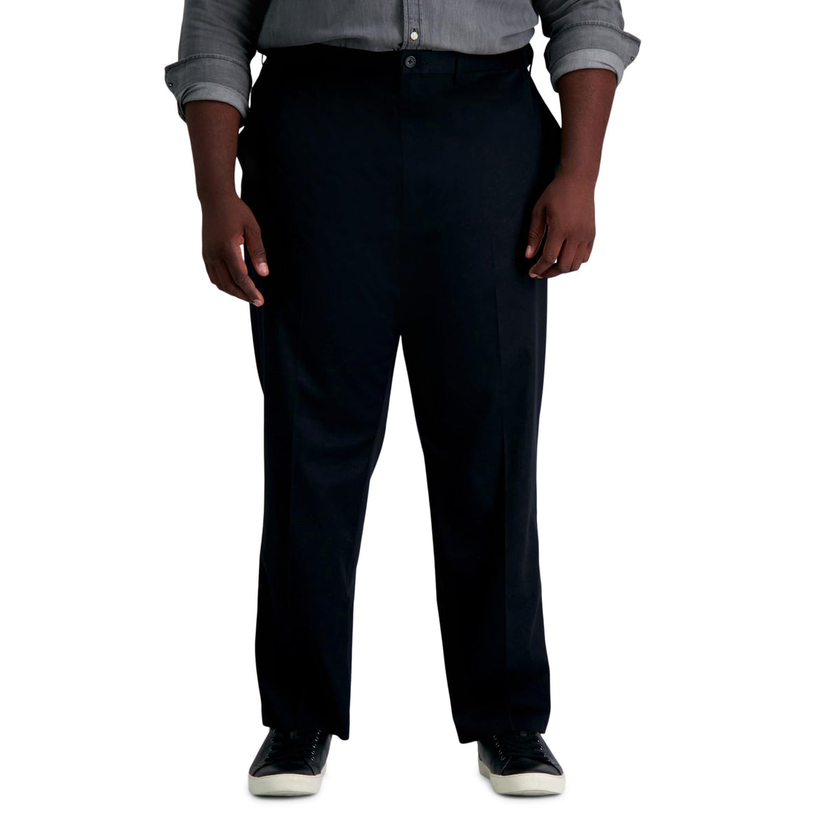 Haggar Men's Big & Tall Classic Fit Premium No Iron Khaki Pant