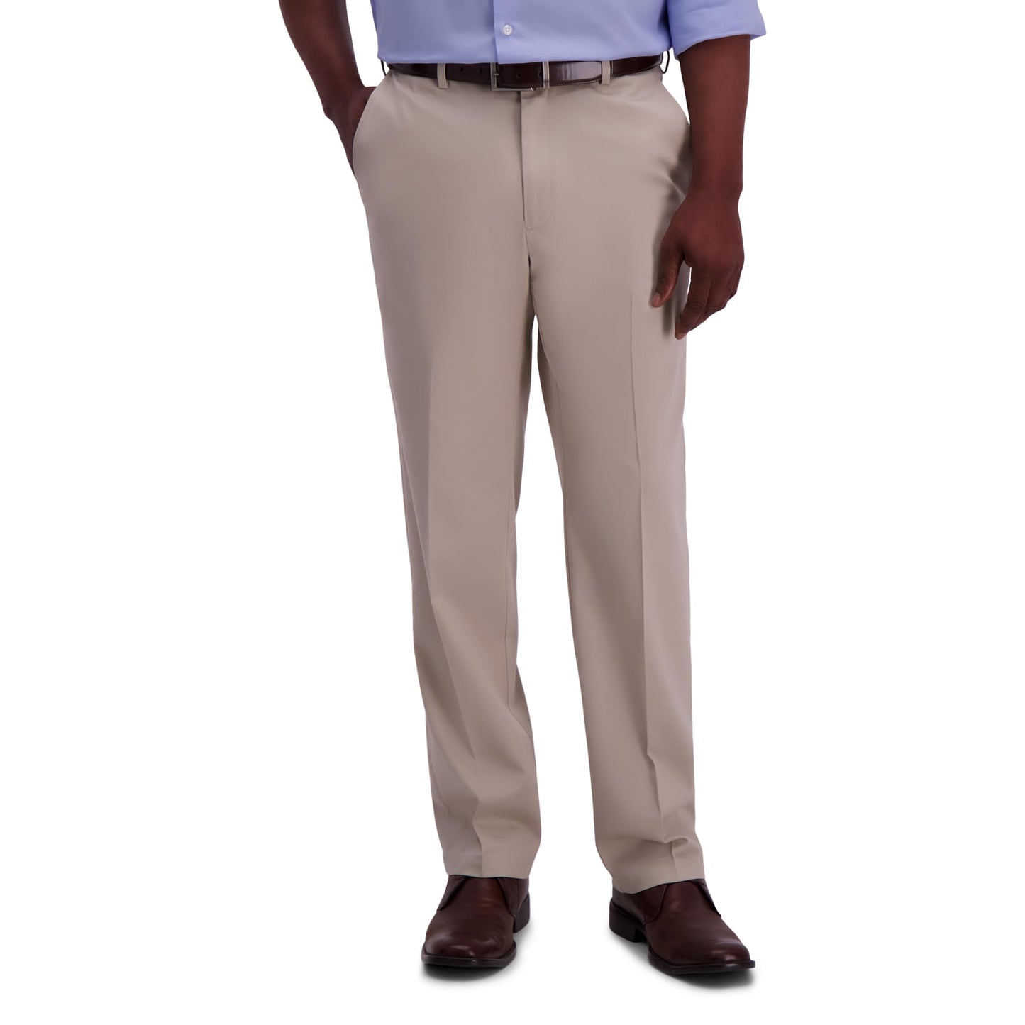 Haggar Men's Classic Fit Premium No Iron Khaki Pant