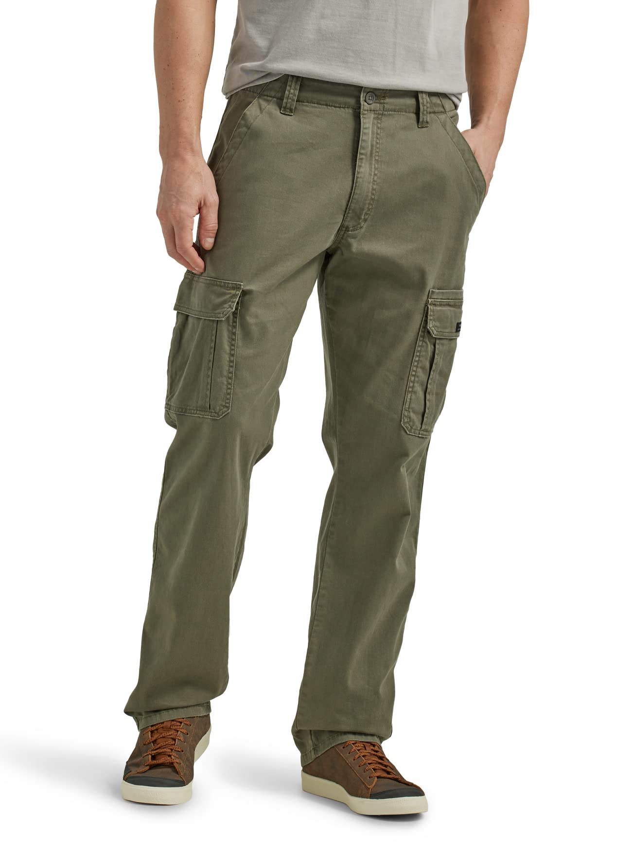 Wrangler Authentics Men's Relaxed Fit Stretch Cargo Pant