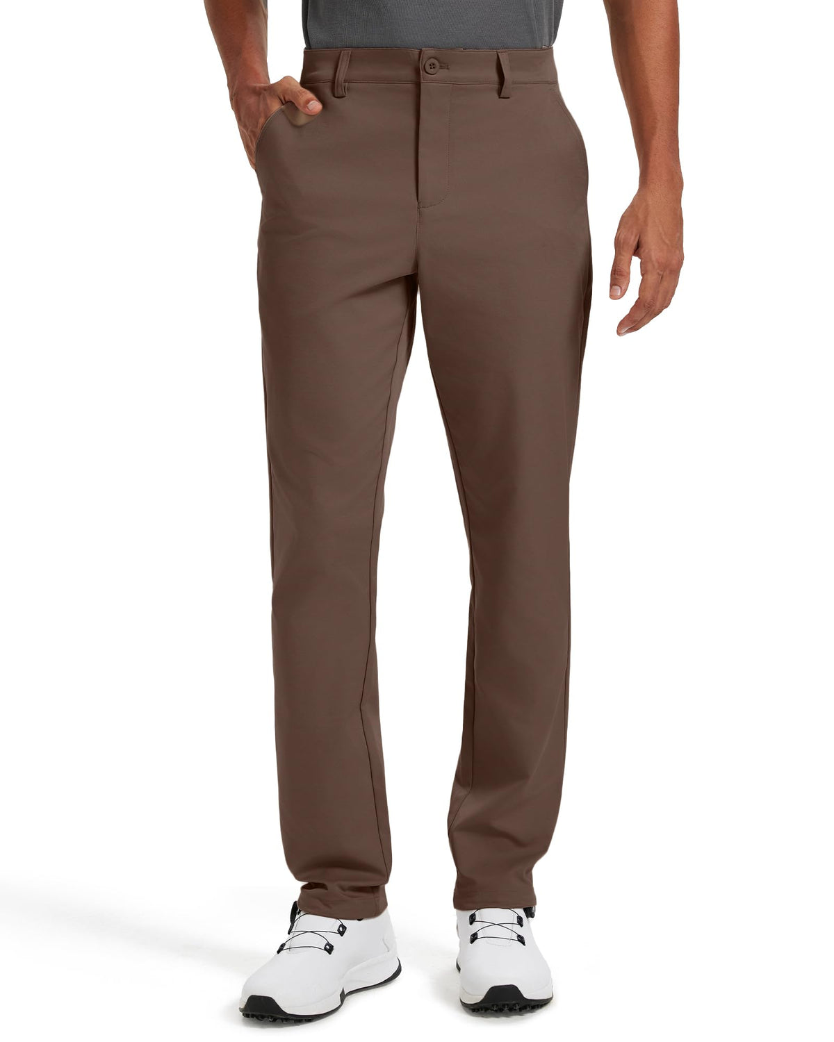 Men's Classic Fit Stretch Golf & Dress Work Pants 30''/32''/34'' | All-Day Comfort Performance Trousers for Business & Suit