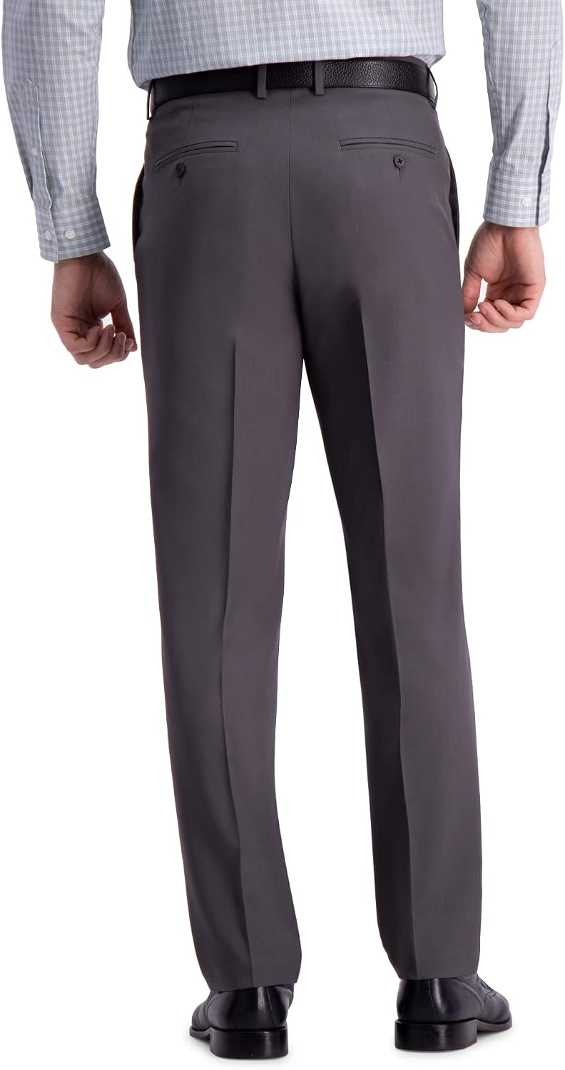 Haggar Men's Straight Fit Premium Comfort Dress Pant