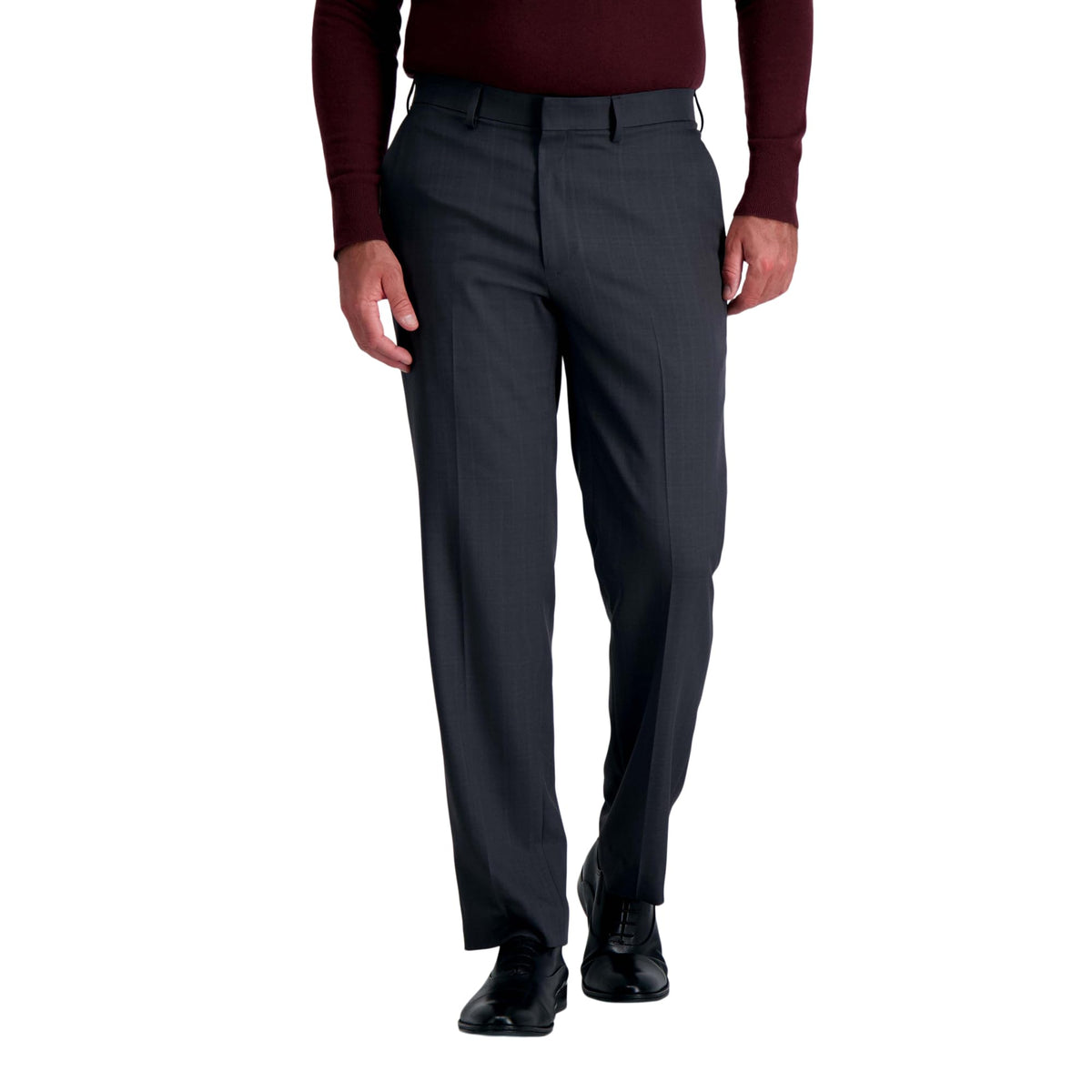 Haggar Men's Straight Fit Premium Comfort Dress Pant