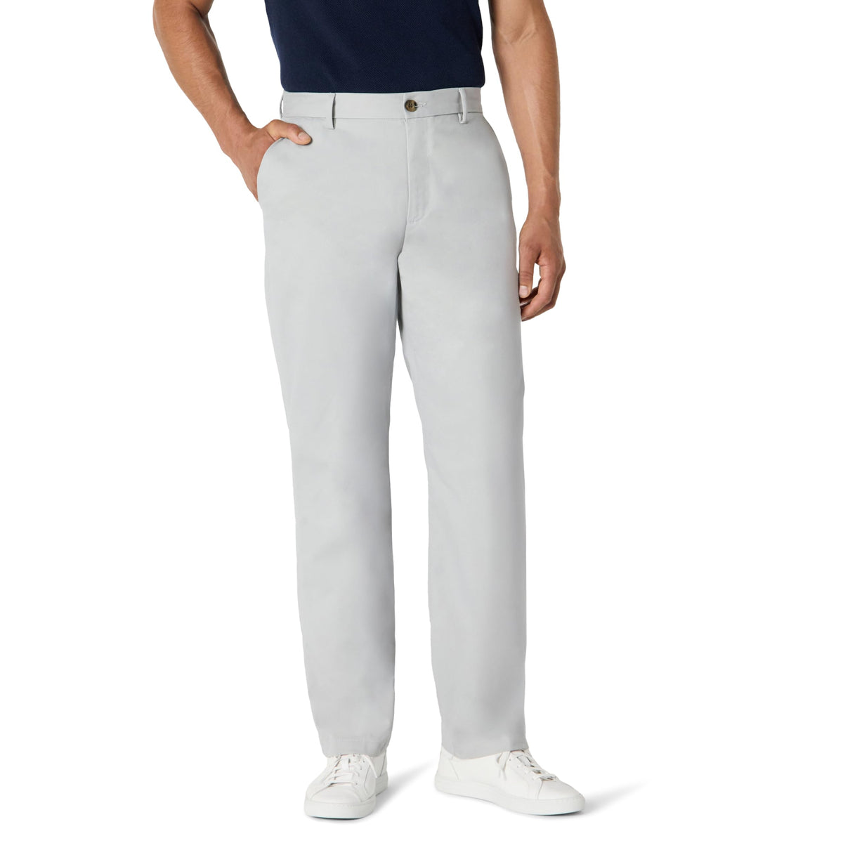 Amazon Essentials Men's Classic-Fit Wrinkle-Resistant Flat-Front Stretch Chino Pant