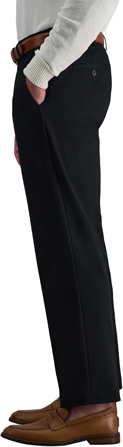 Haggar Men's Classic Fit Premium No Iron Khaki Pant