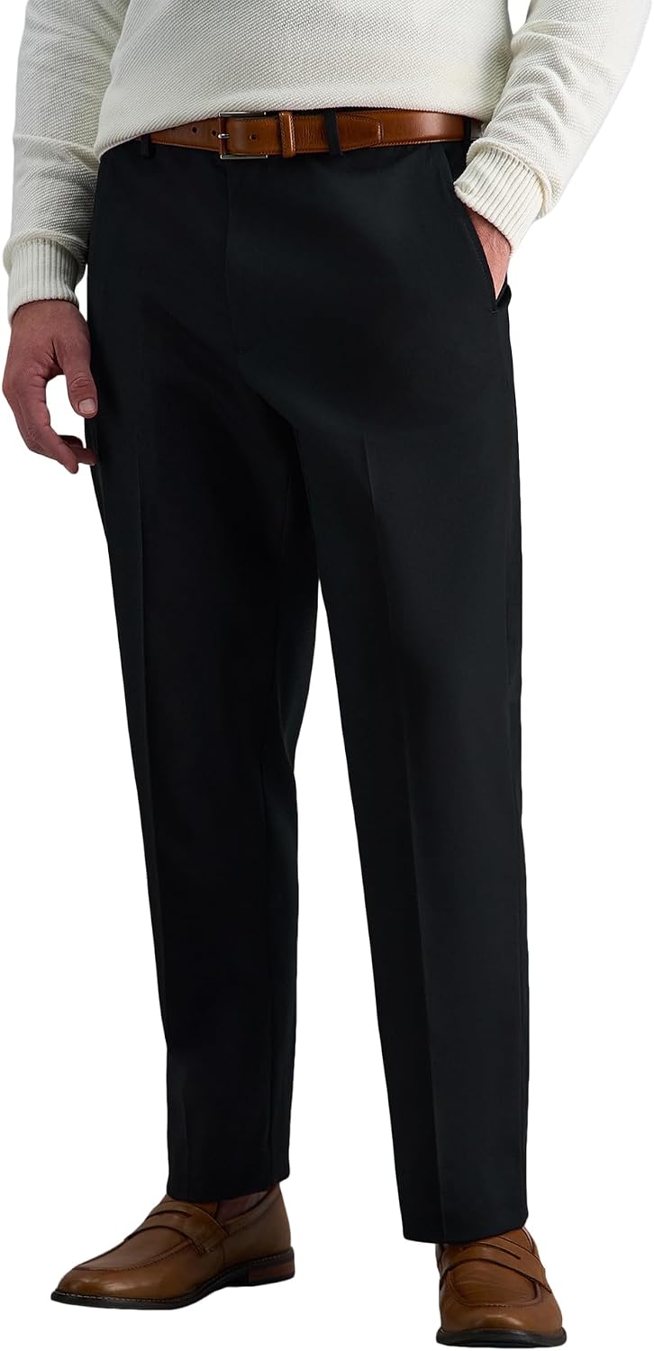 Haggar Men's Classic Fit Premium No Iron Khaki Pant
