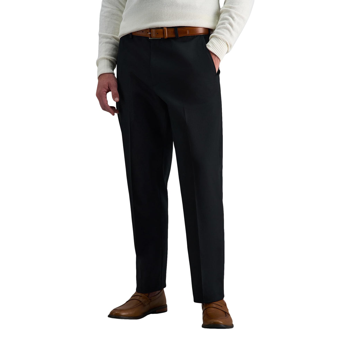 Haggar Men's Classic Fit Premium No Iron Khaki Pant