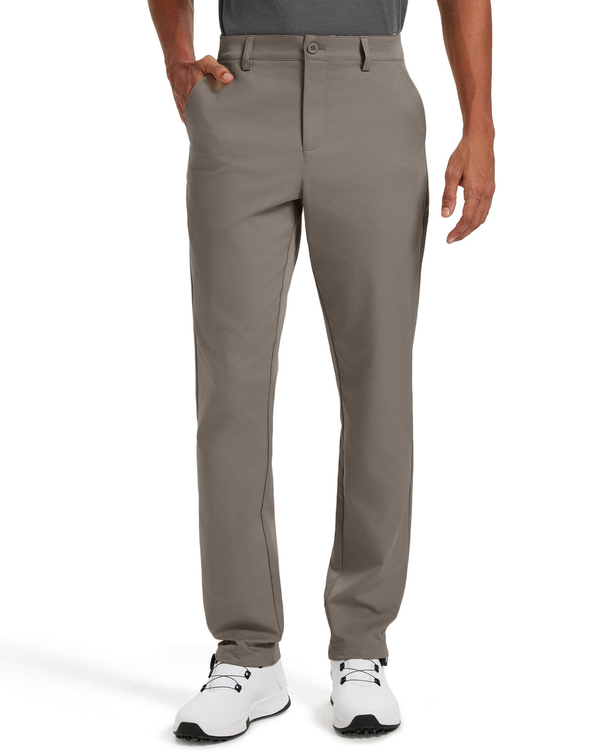 Men's Classic Fit Stretch Golf & Dress Work Pants 30''/32''/34'' | All-Day Comfort Performance Trousers for Business & Suit
