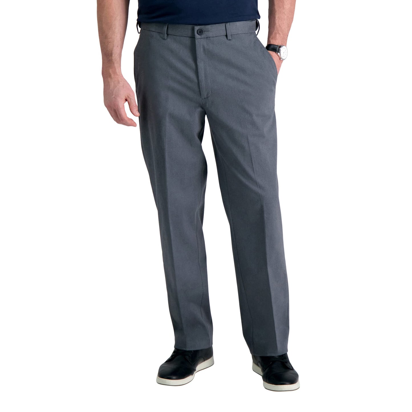 Haggar Men's Classic Fit Premium No Iron Khaki Pant