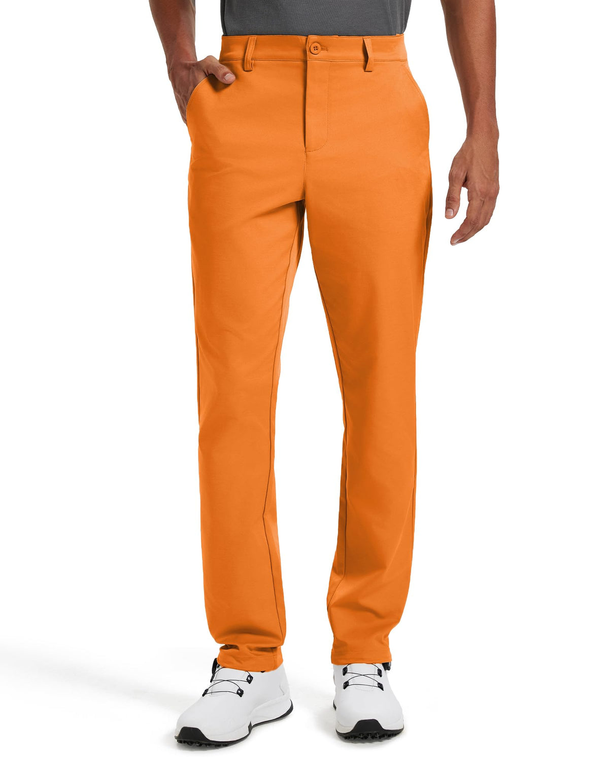 Men's Classic Fit Stretch Golf & Dress Work Pants 30''/32''/34'' | All-Day Comfort Performance Trousers for Business & Suit