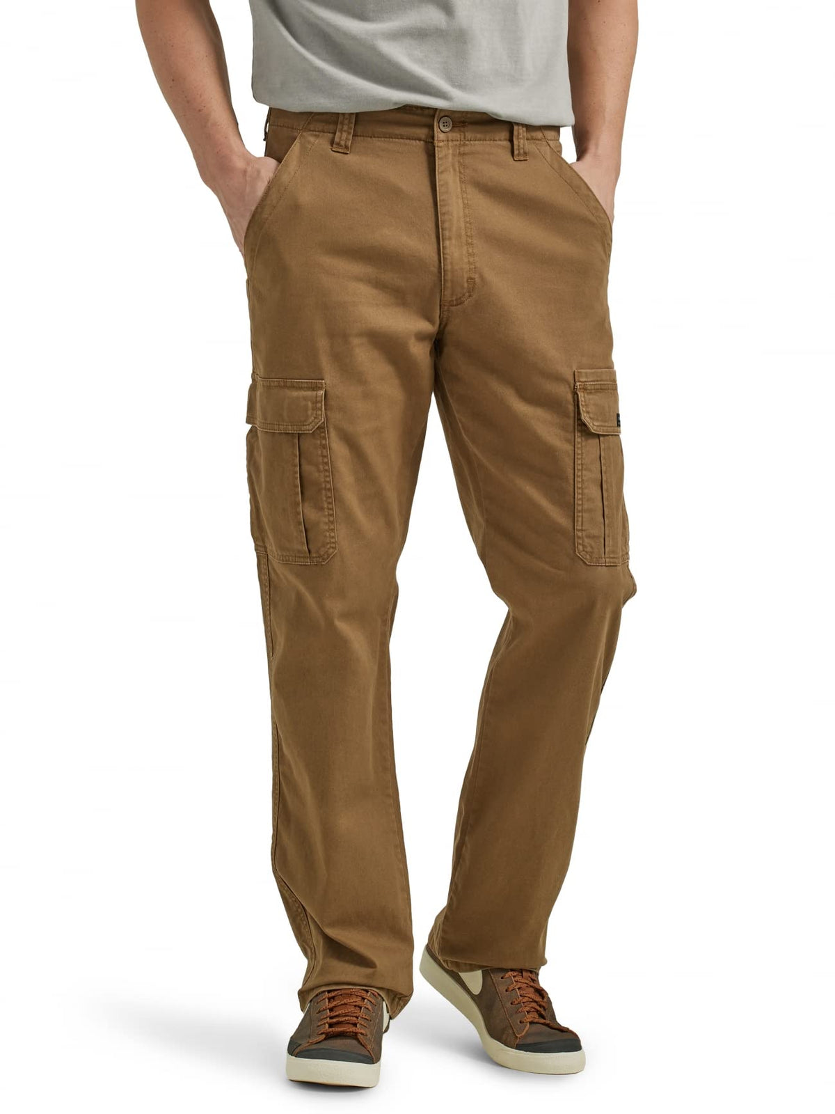 Wrangler Authentics Men's Relaxed Fit Stretch Cargo Pant