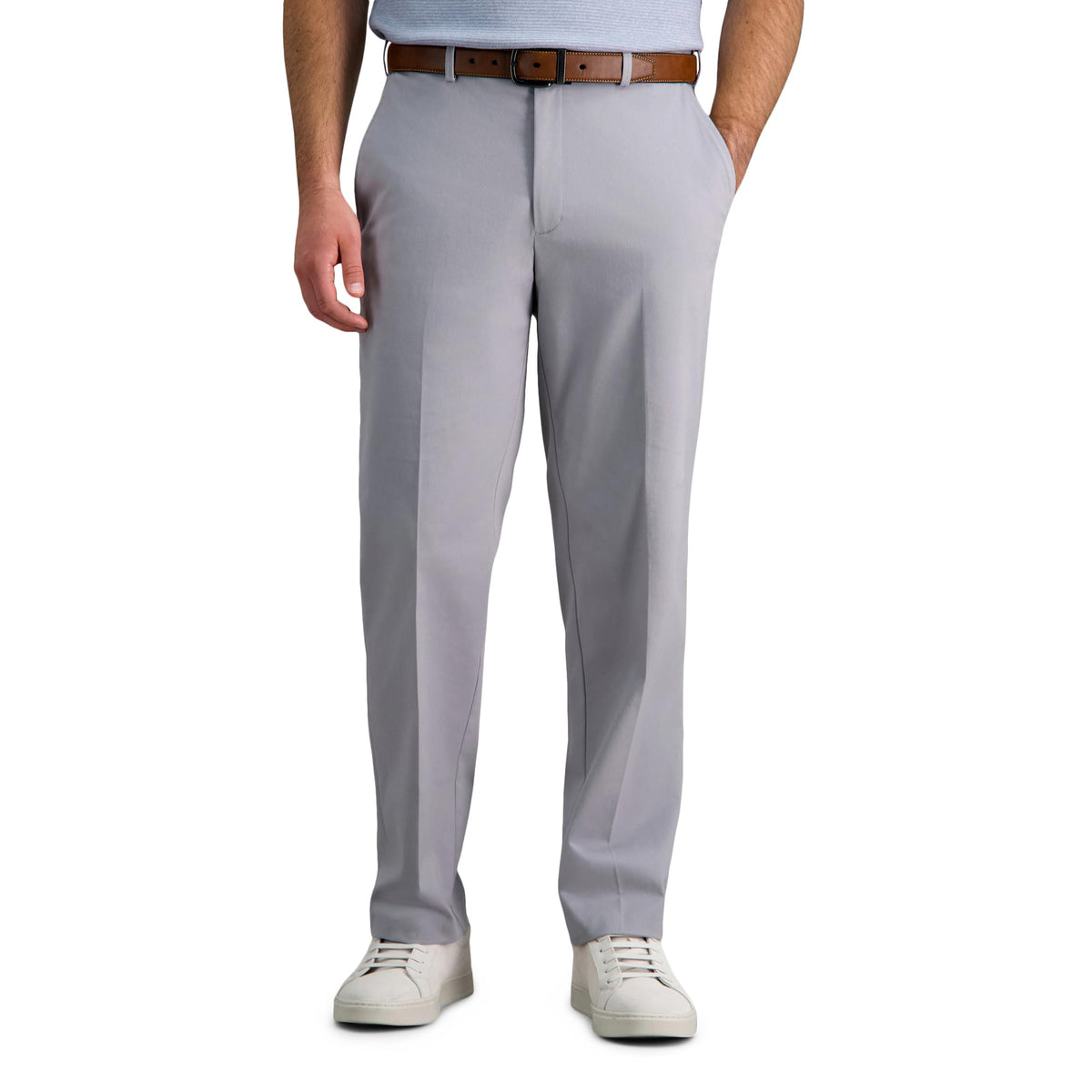 Haggar Men's Classic Fit Premium No Iron Khaki Pant
