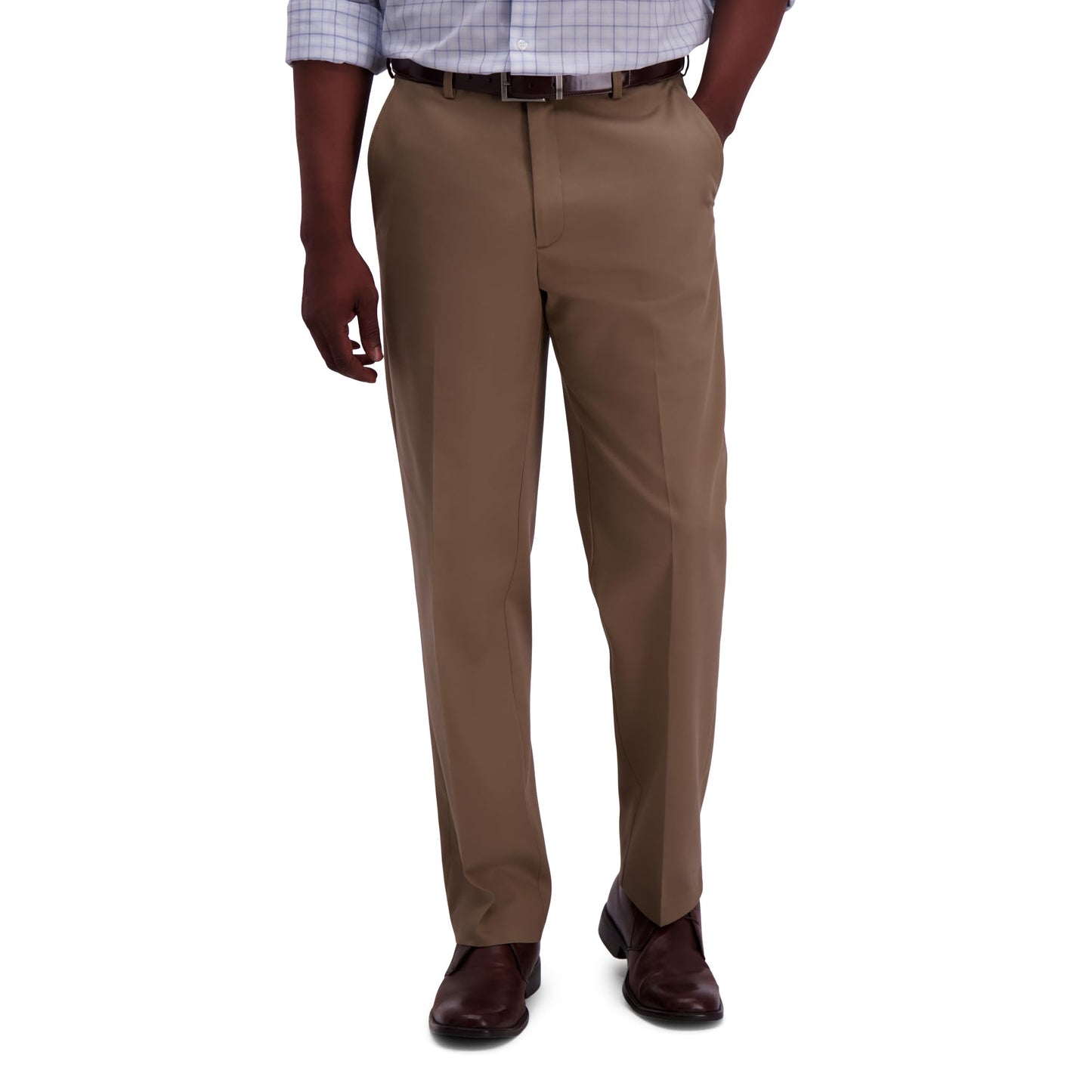 Haggar Men's Classic Fit Premium No Iron Khaki Pant