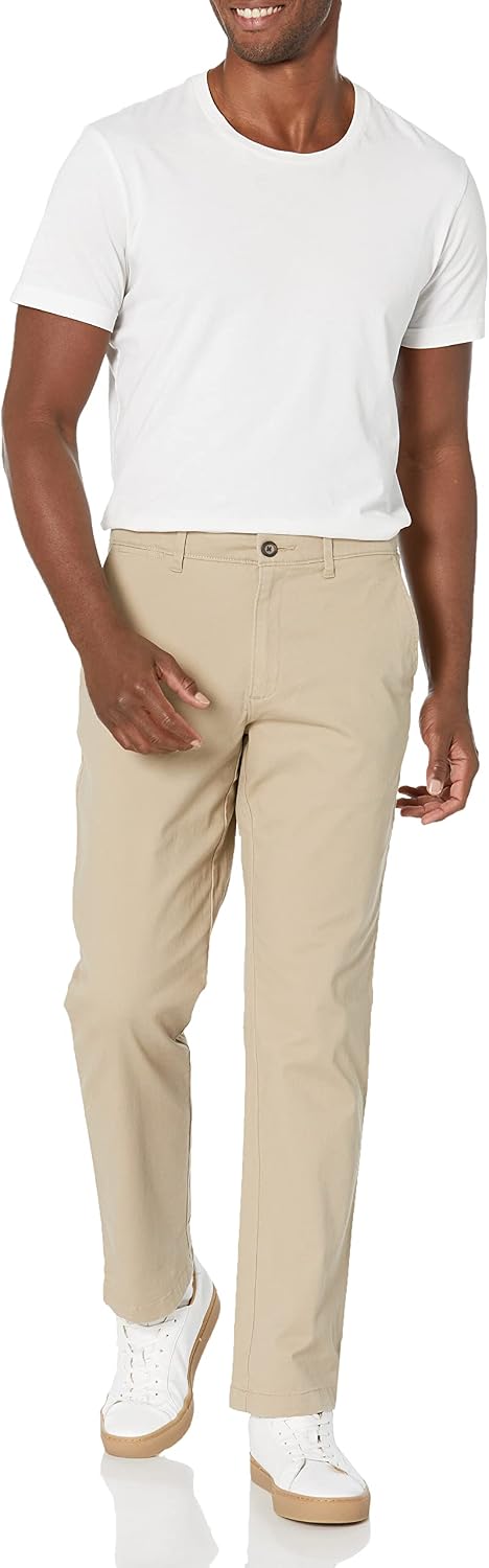 Amazon Essentials Men's Straight-Fit Casual Stretch Chino Pant
