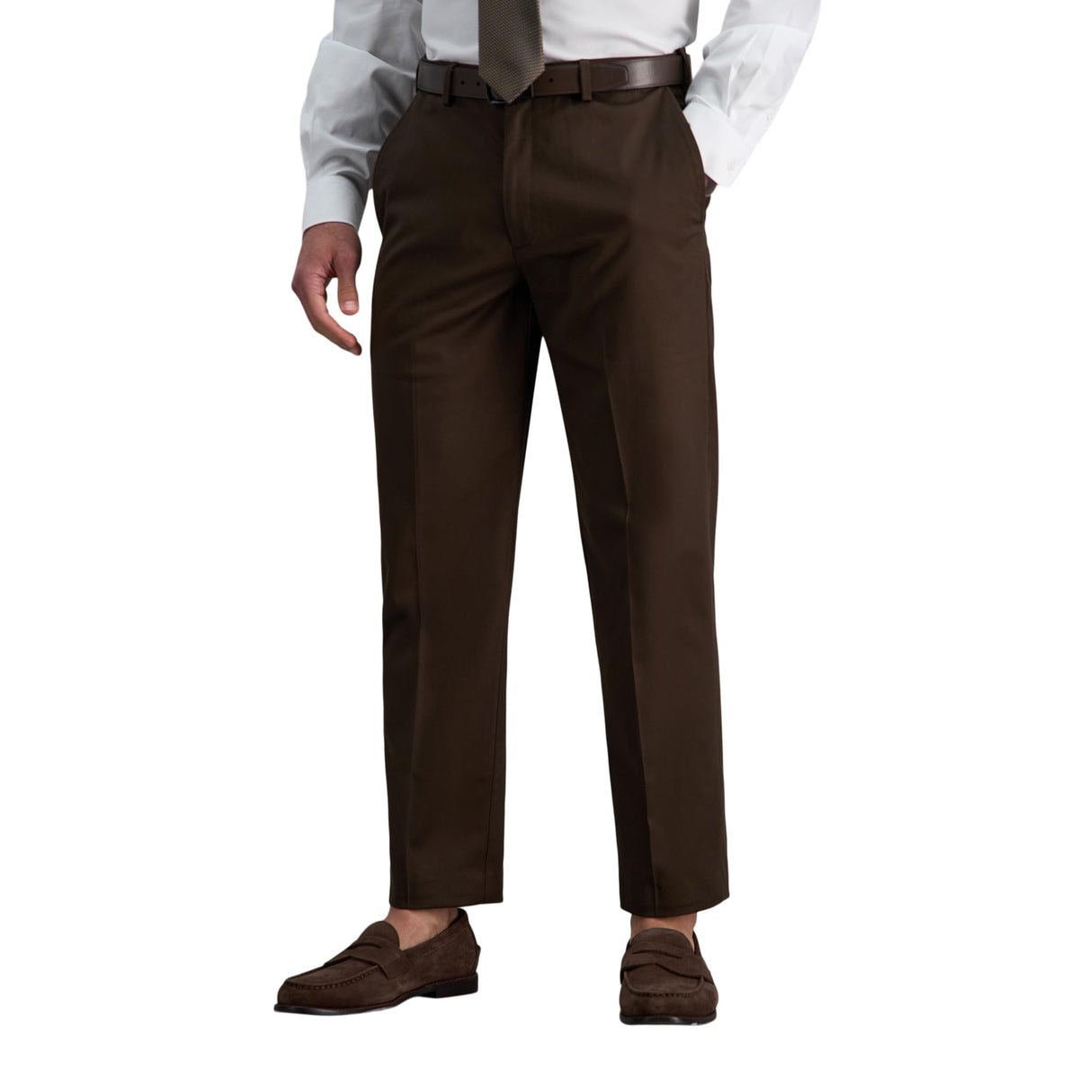 Haggar Men's Classic Fit Premium No Iron Khaki Pant