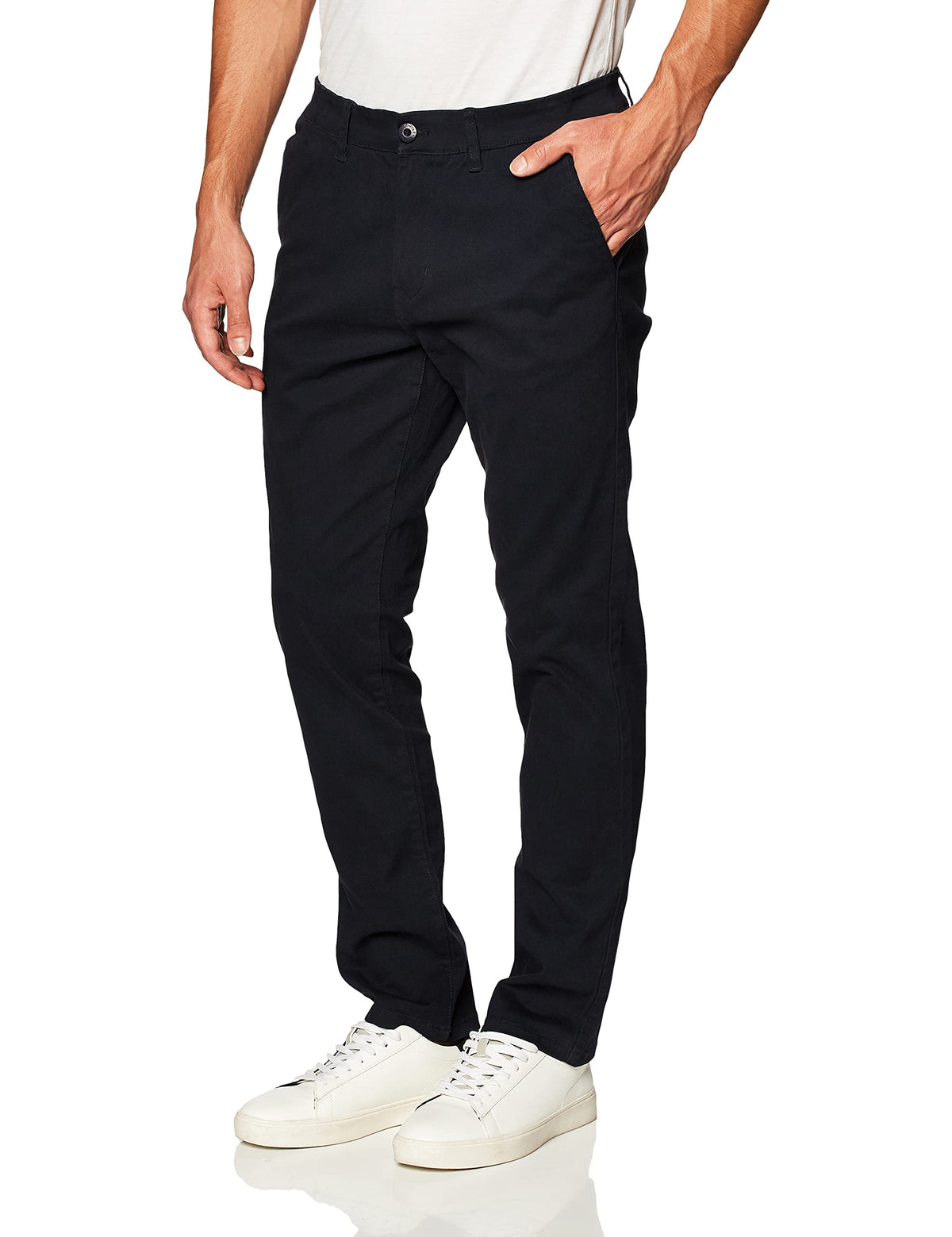 Southpole Men's Flex Stretch Basic Long Chino Pants