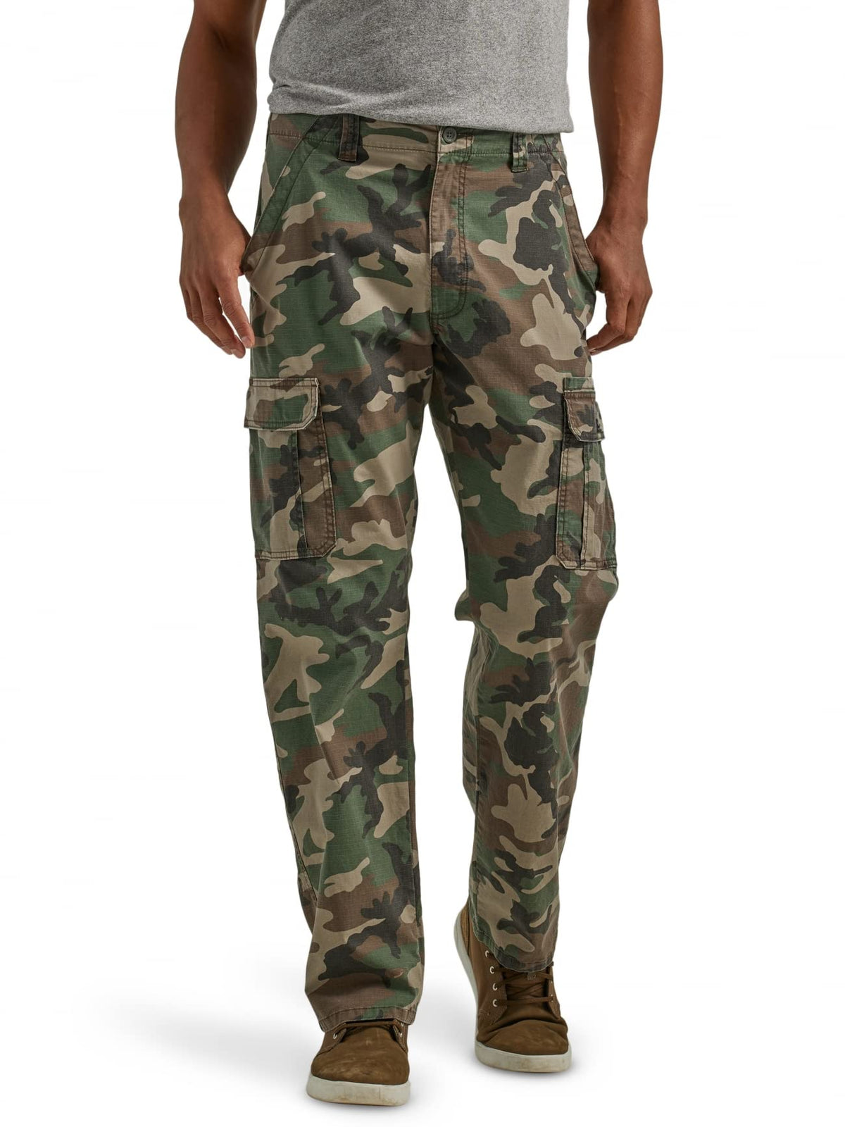 Wrangler Authentics Men's Relaxed Fit Stretch Cargo Pant