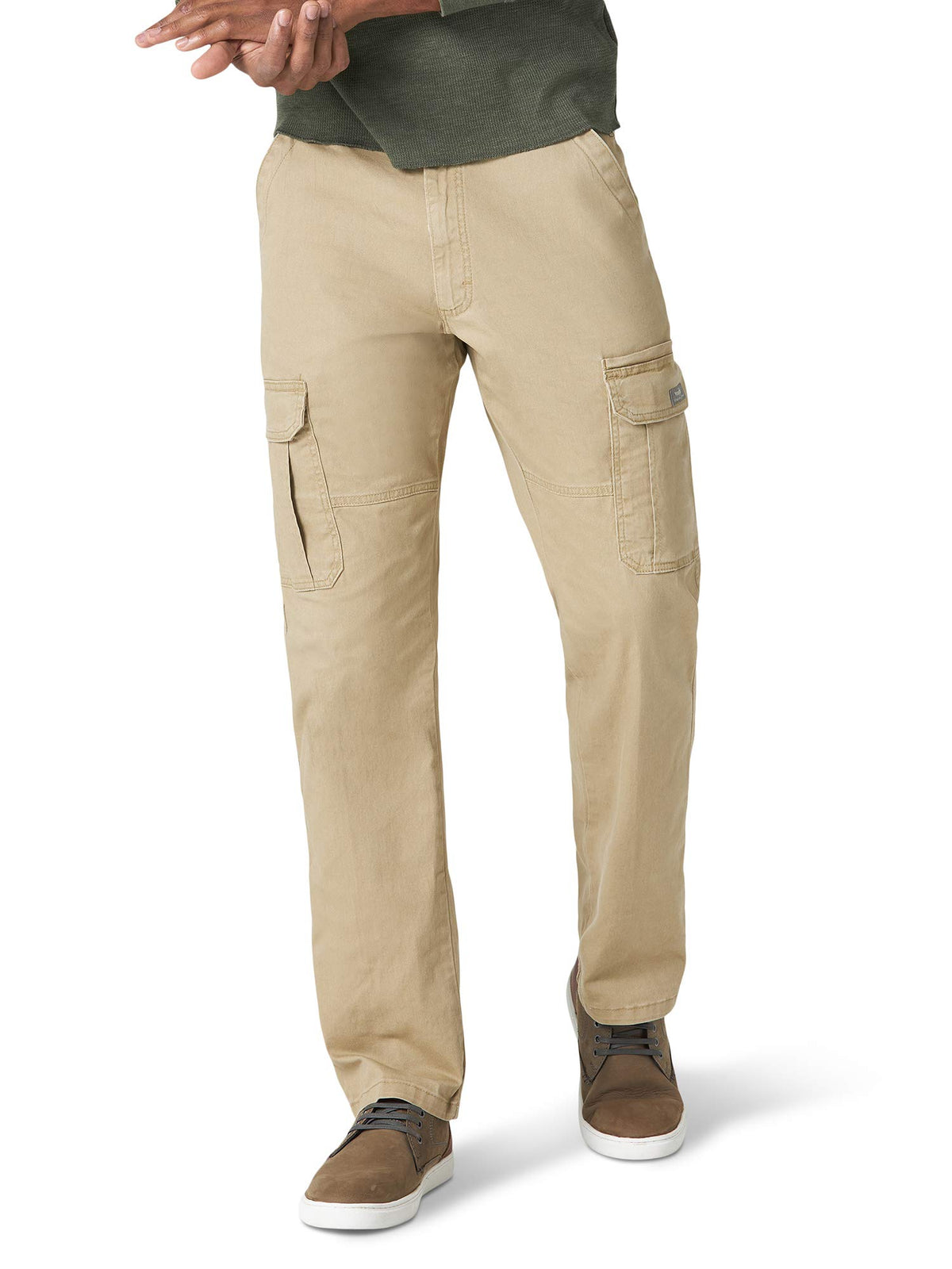 Wrangler Authentics Men's Relaxed Fit Stretch Cargo Pant