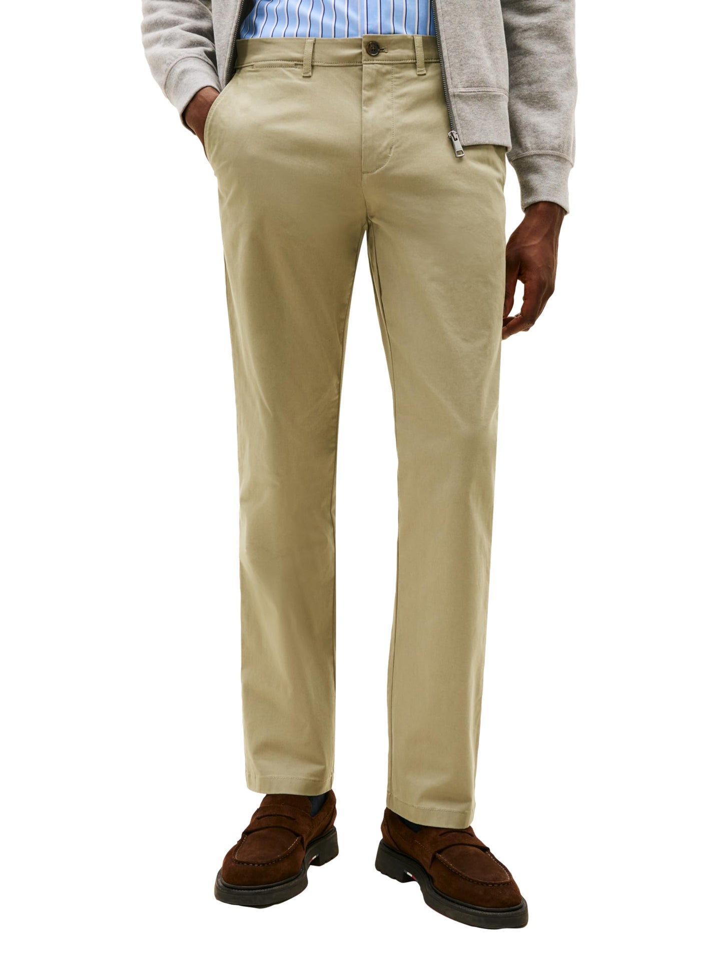 Tommy Hilfiger Men's Stretch Cotton Chino Pants in Custom Fit