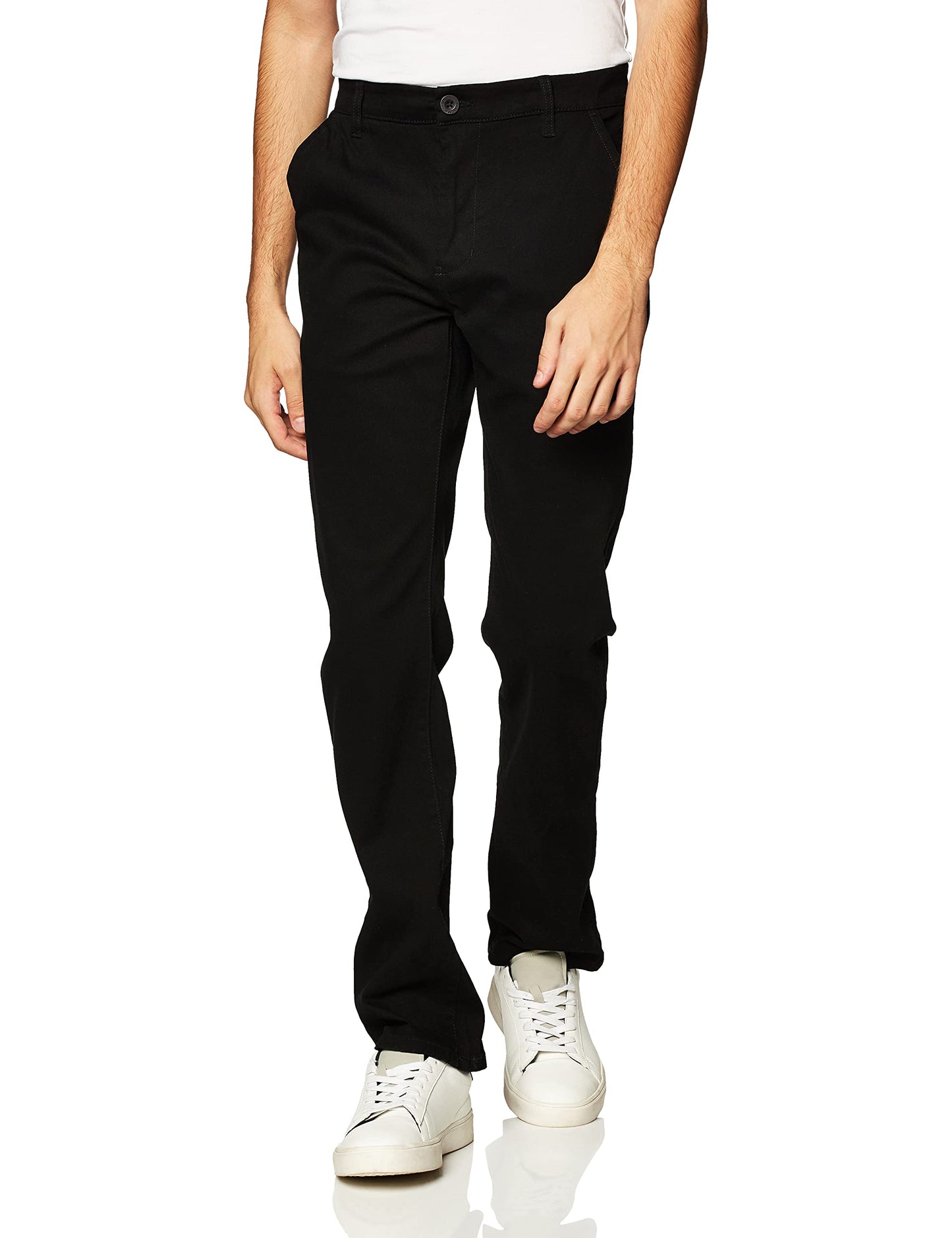 Southpole Men's Flex Stretch Basic Long Chino Pants