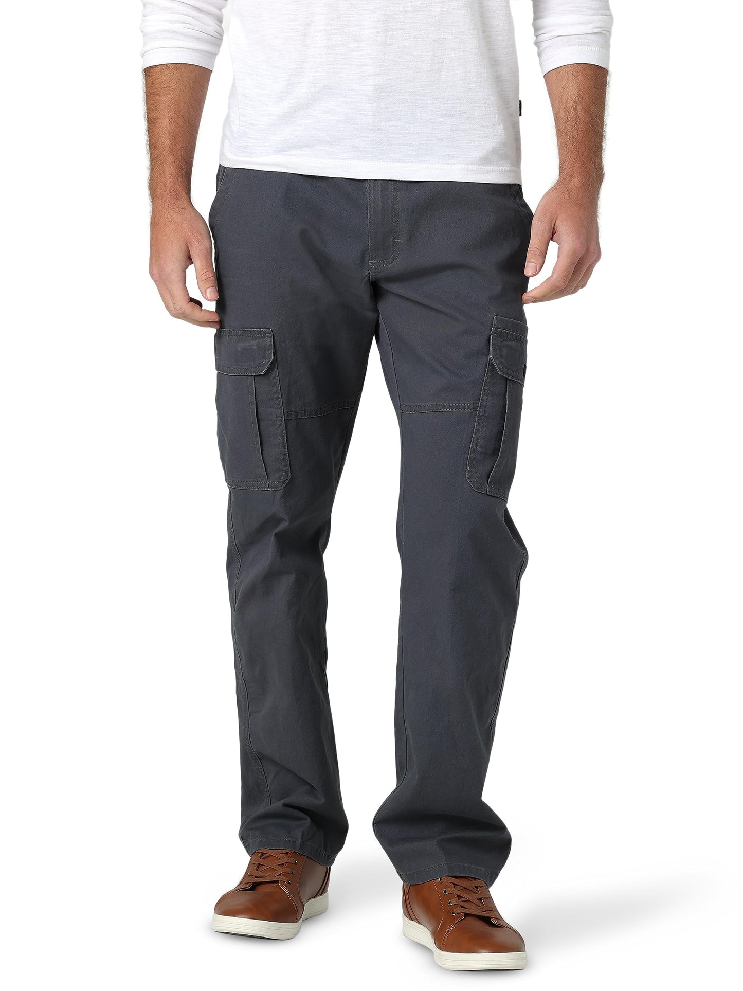 Wrangler Authentics Men's Relaxed Fit Stretch Cargo Pant