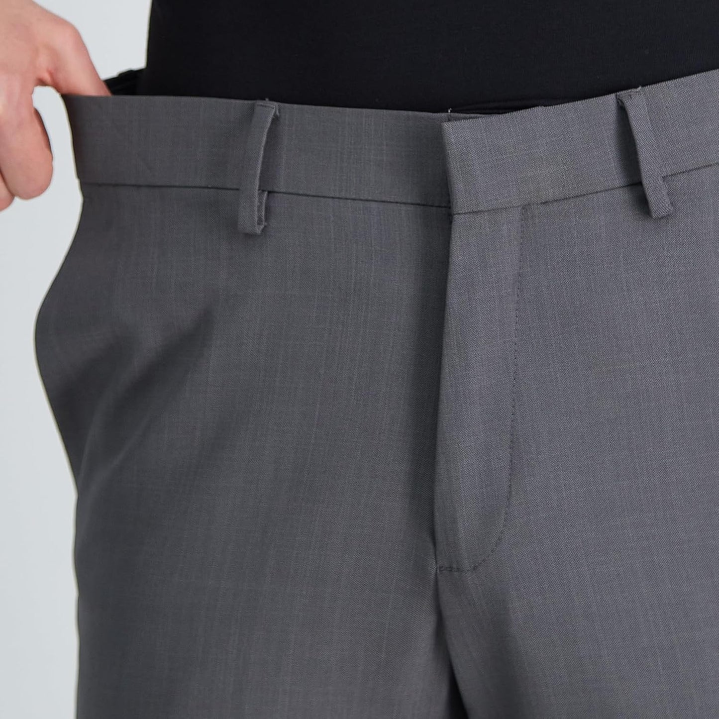 Haggar Men's Straight Fit Premium Comfort Dress Pant