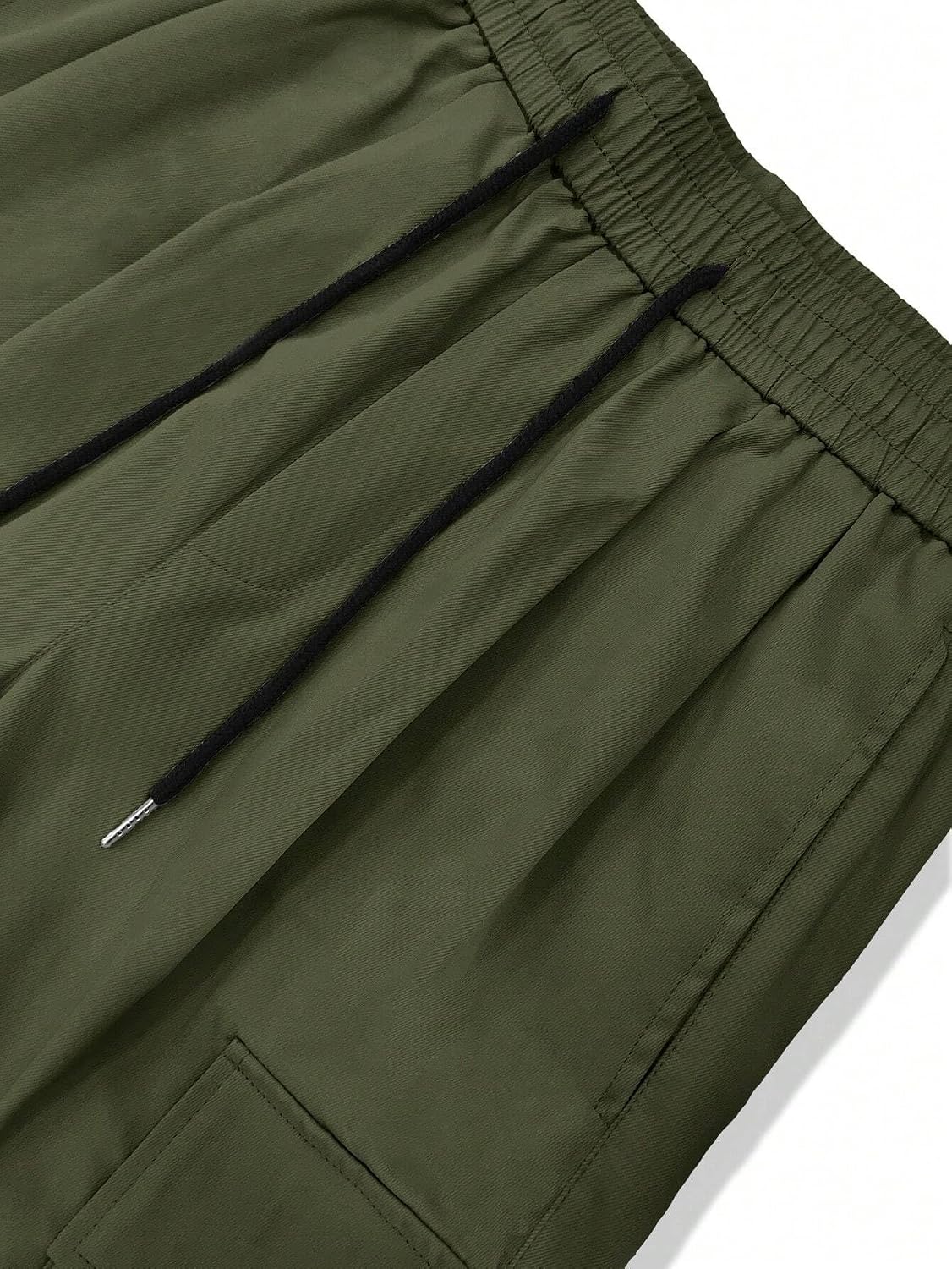 ZAFUL Men's Baggy Cargo Pants Drawstring Parachute Pant with Pockets | Wide Leg Pant,Y2k, Loose Fit, Joggers Hiking Pants, Hip Hop Pants, Flap Pockets, Streetwear