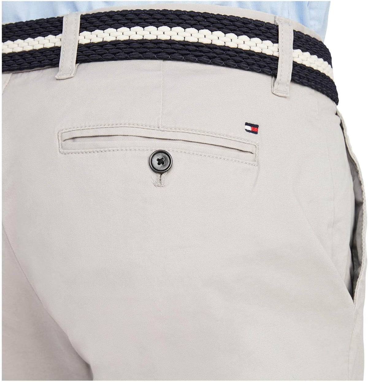 Tommy Hilfiger Men's Stretch Cotton Chino Pants in Custom Fit
