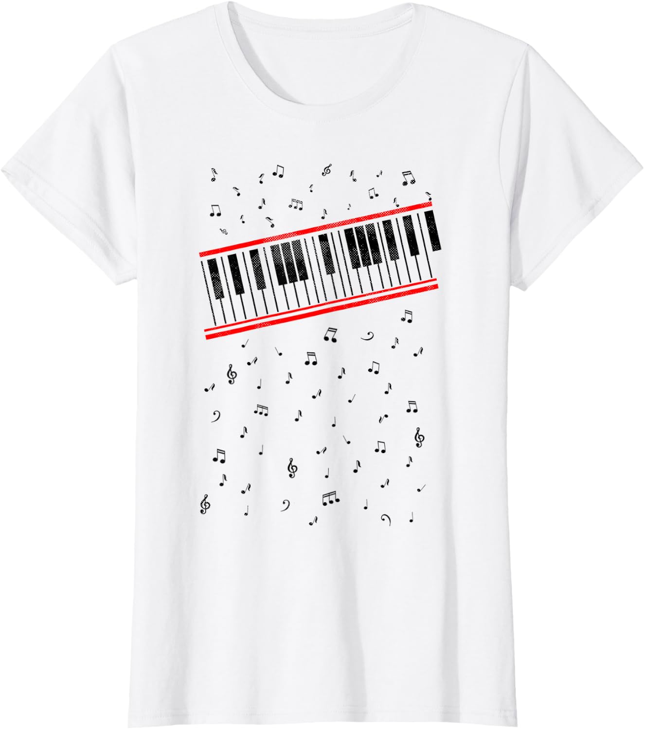 80s Piano Just Beats It Keyboard T-Shirt