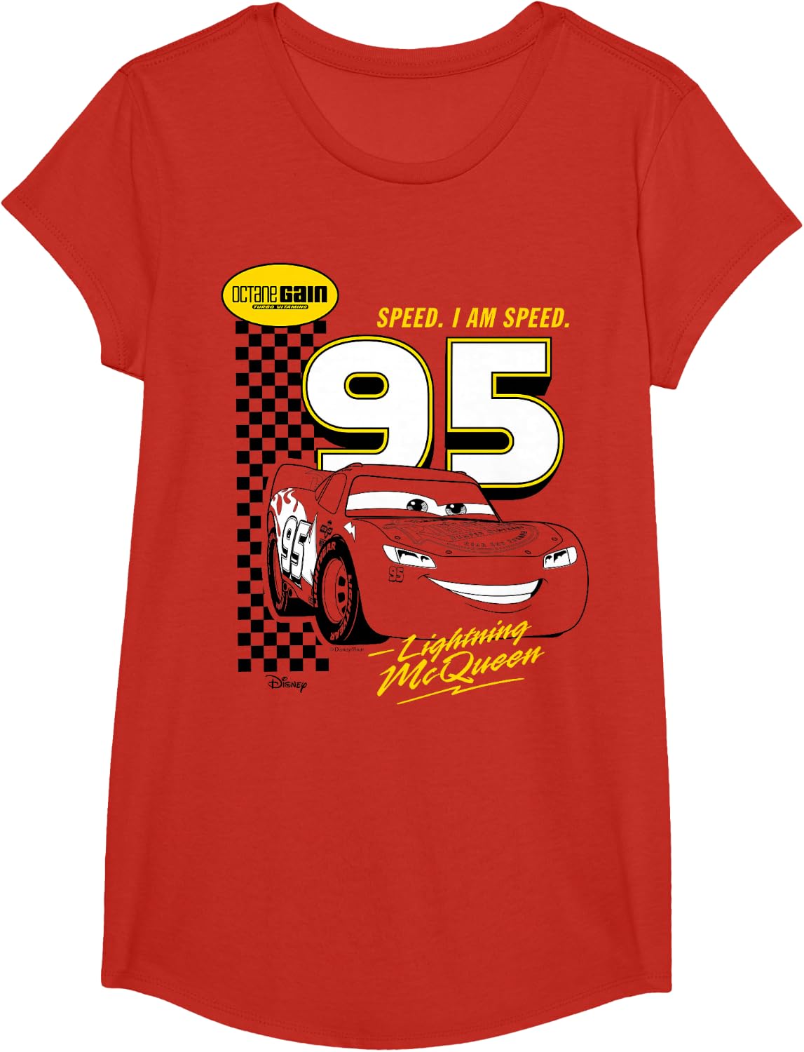 Disney Pixar Cars - Lightning McQueen 95 I Am Speed T-Shirt